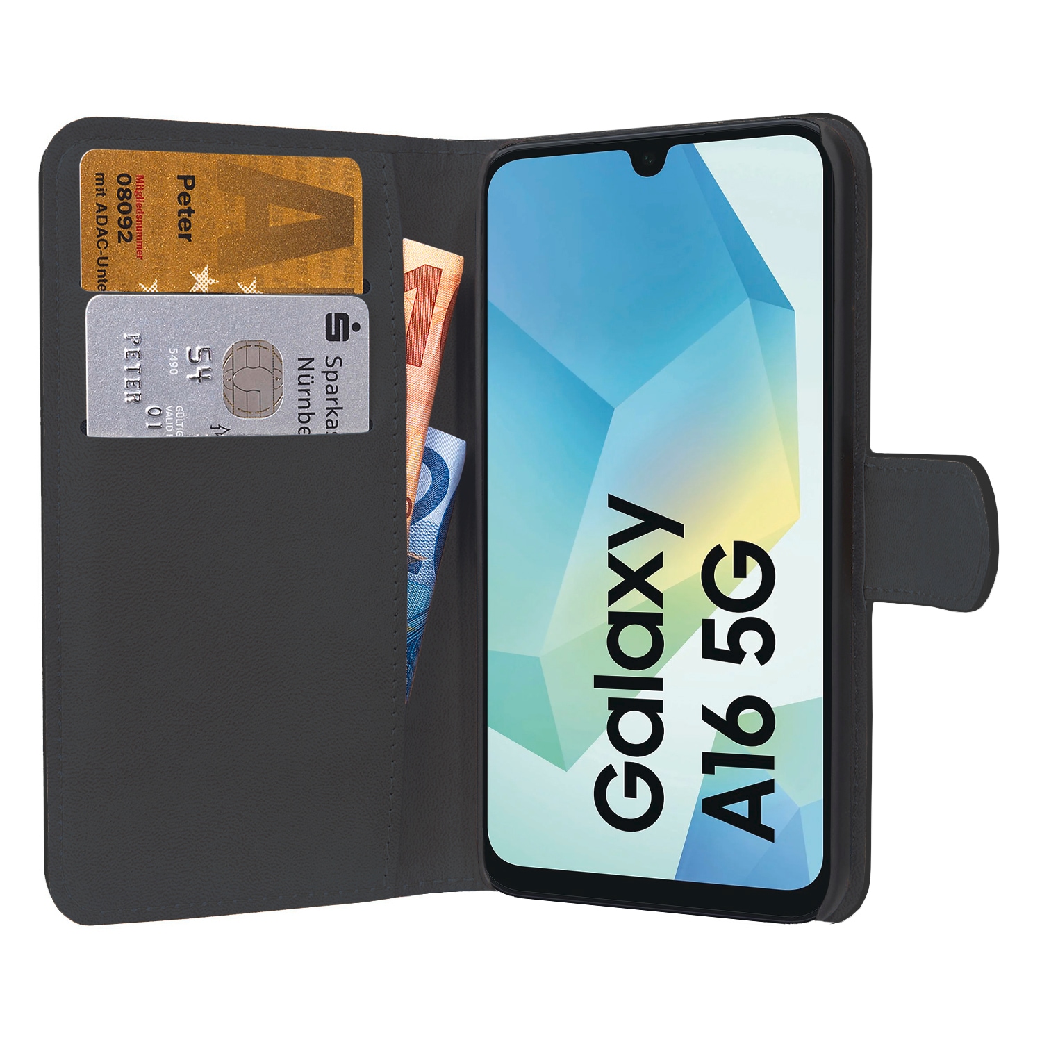 PEDEA Handyhülle »Book Cover Classic für Samsung Galaxy A16 5G« Backcover, Schutzhülle, Handyschutzhülle, Case, Schutzcase, stossfest