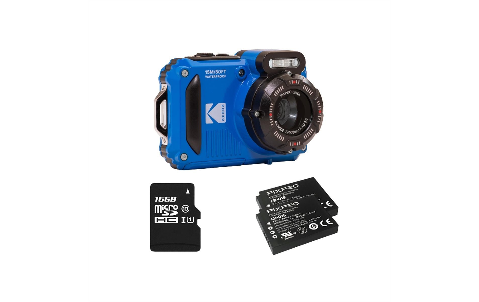 Kodak Unterwasser-Camcorder »PixPro WPZ2 Kit« Staubgeschützt, Stossgeschützt, Wasserfest