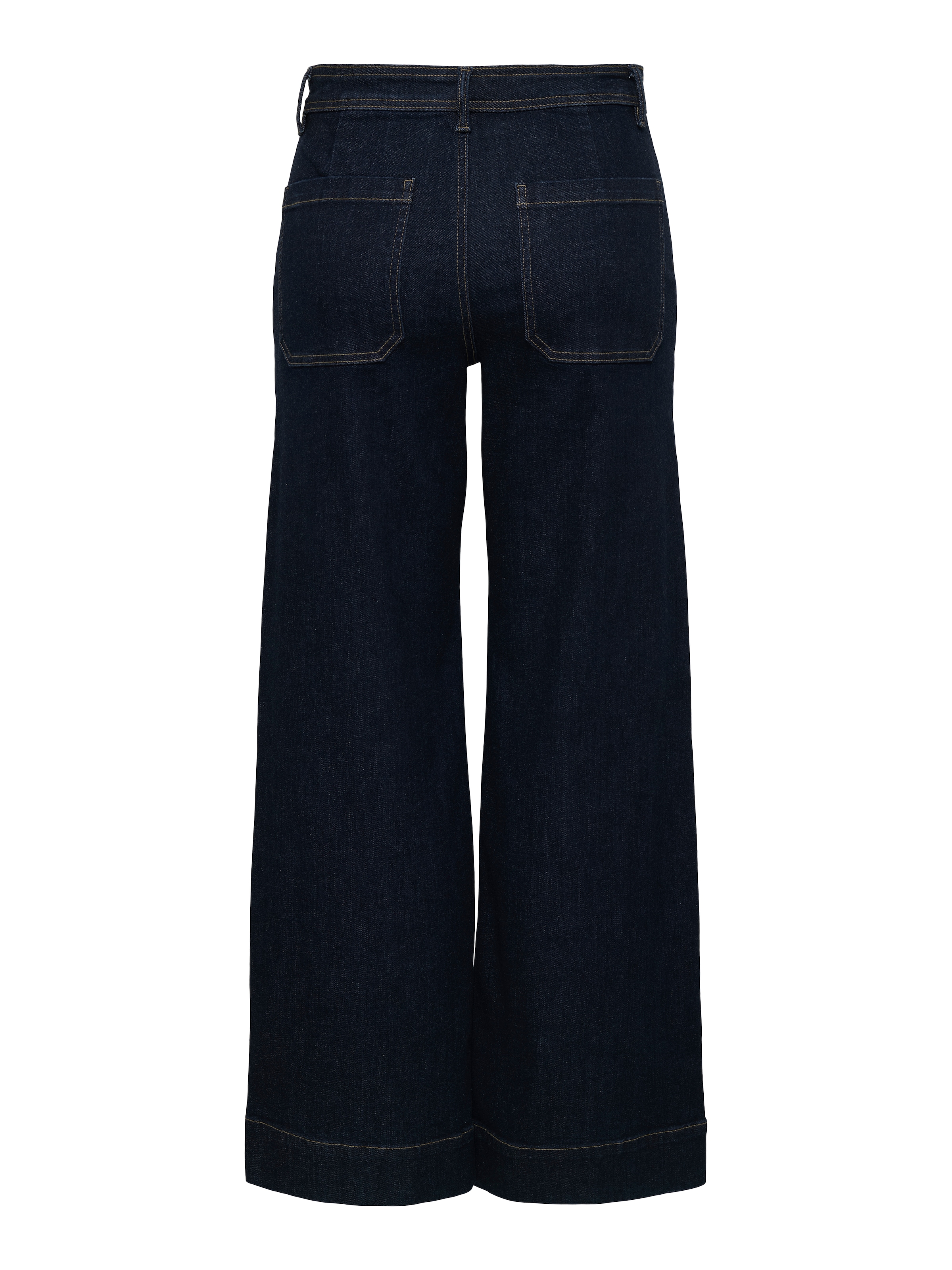 ONLY Jeans taille haute »ONLMADISON HW CHINO WIDE DNM GUA772 NOOS« Mélange de matériaux, coupe large