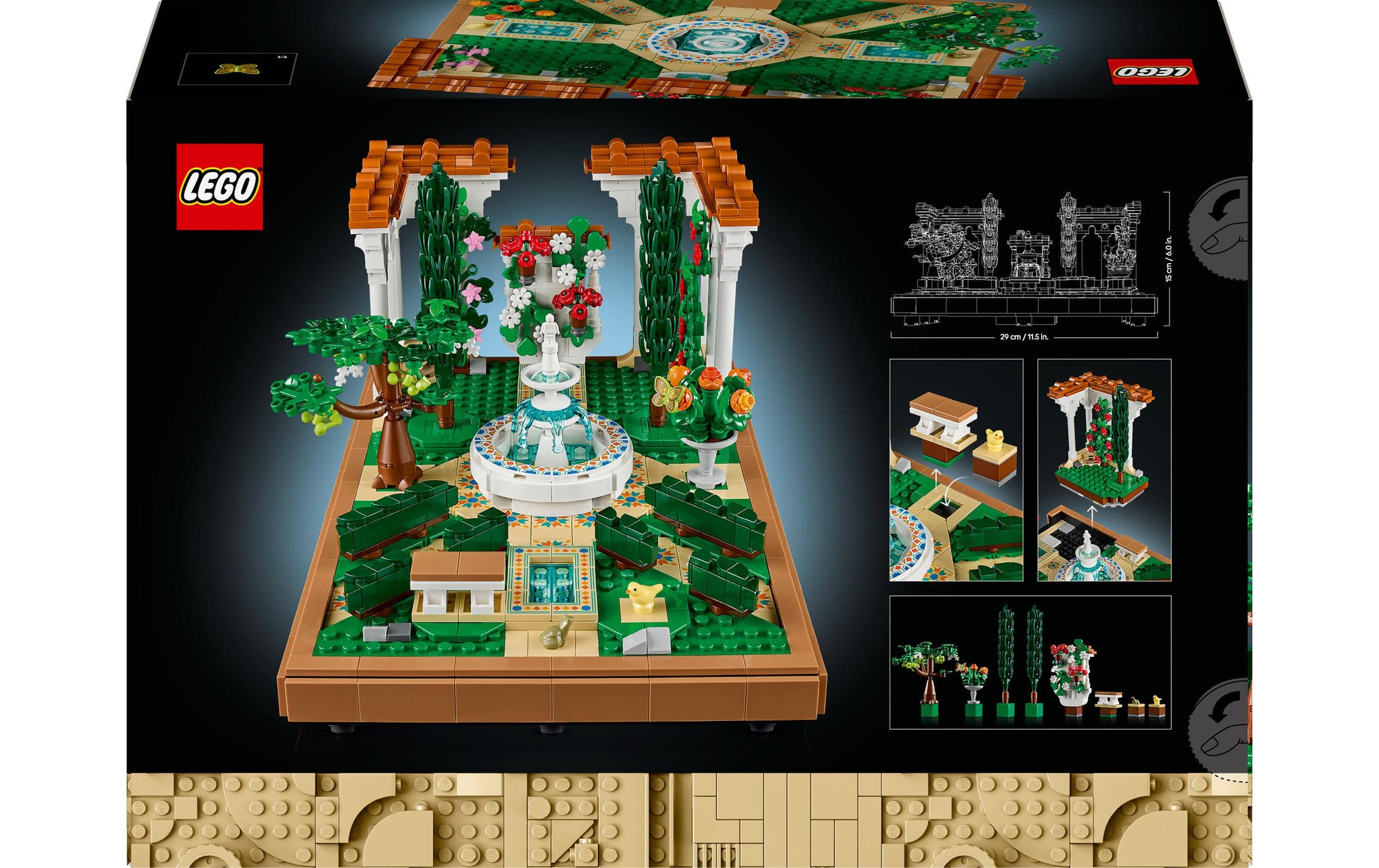 LEGO® Spielbausteine »Icons Springbrunnengarten 10359«