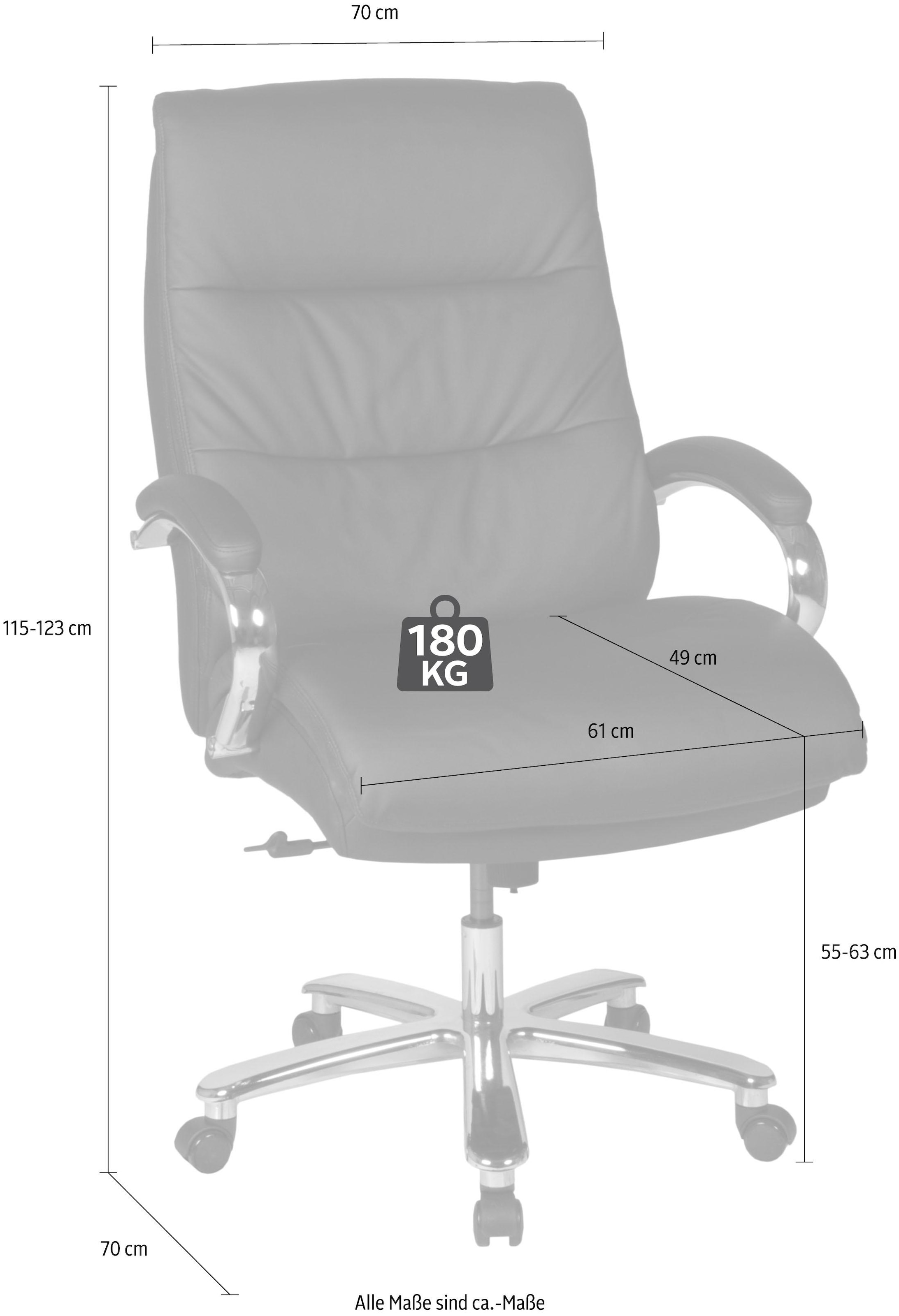 Duo Collection Fauteuil de direction »Chefsessel Federico 180 kg« () Ressort ensaché, jusqu’à 180 kg