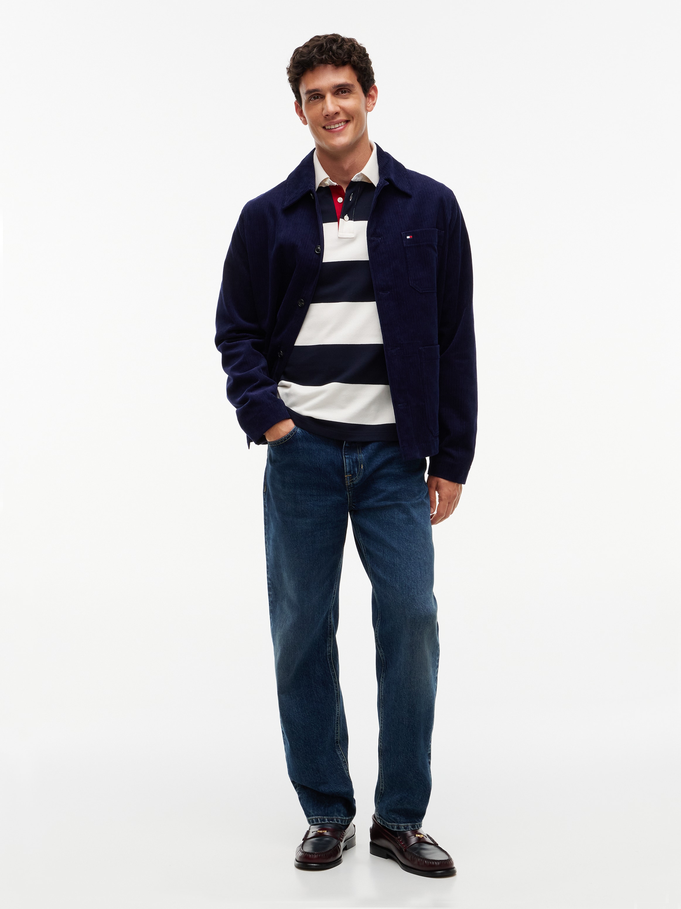 Tommy Hilfiger Veste chemise »CORDUROY CHORE« coupe décontractée, en velours côtelé