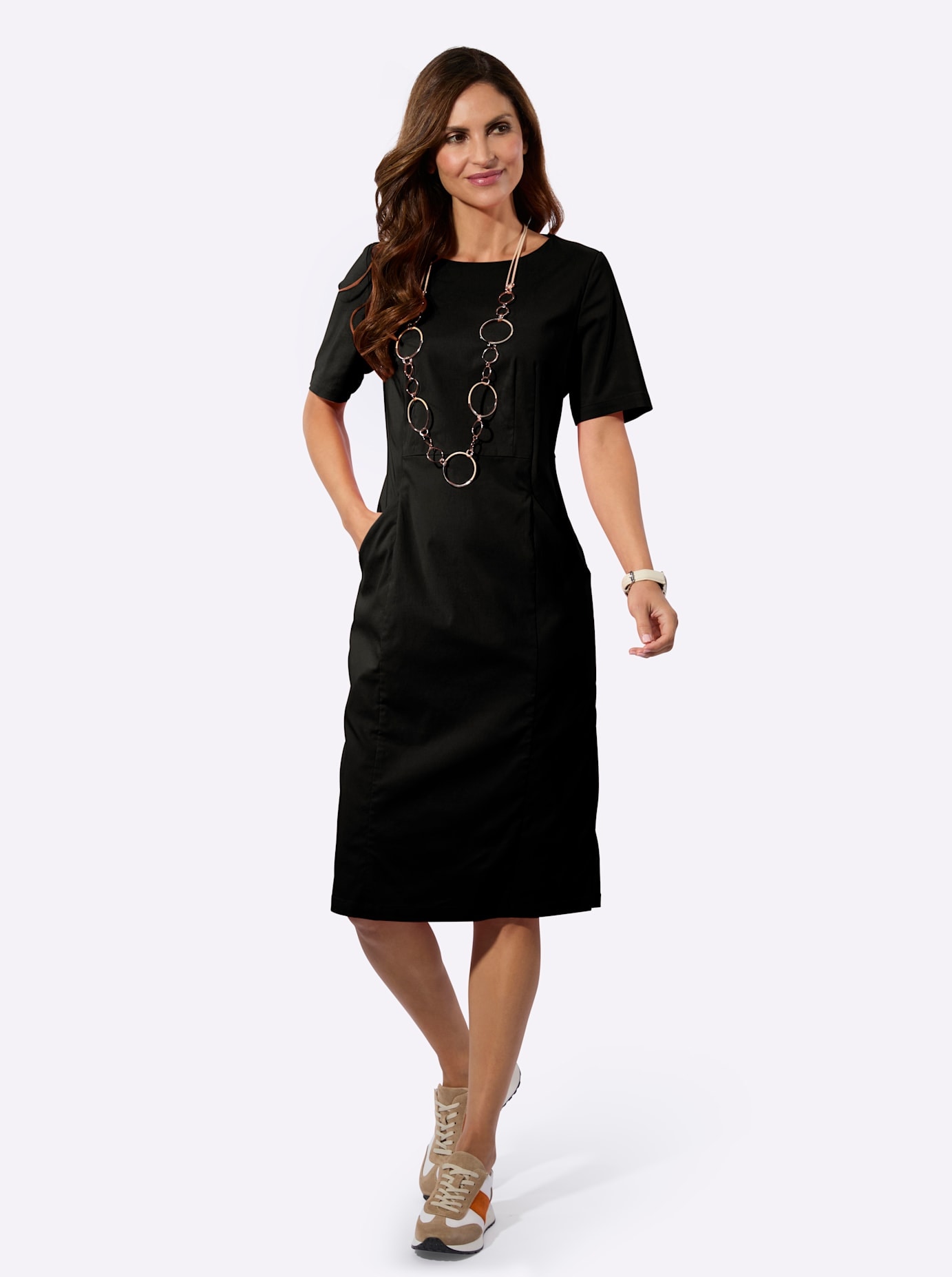 Inspirationen Etuikleid »Bengalin-Kleid« Eingrifftaschen