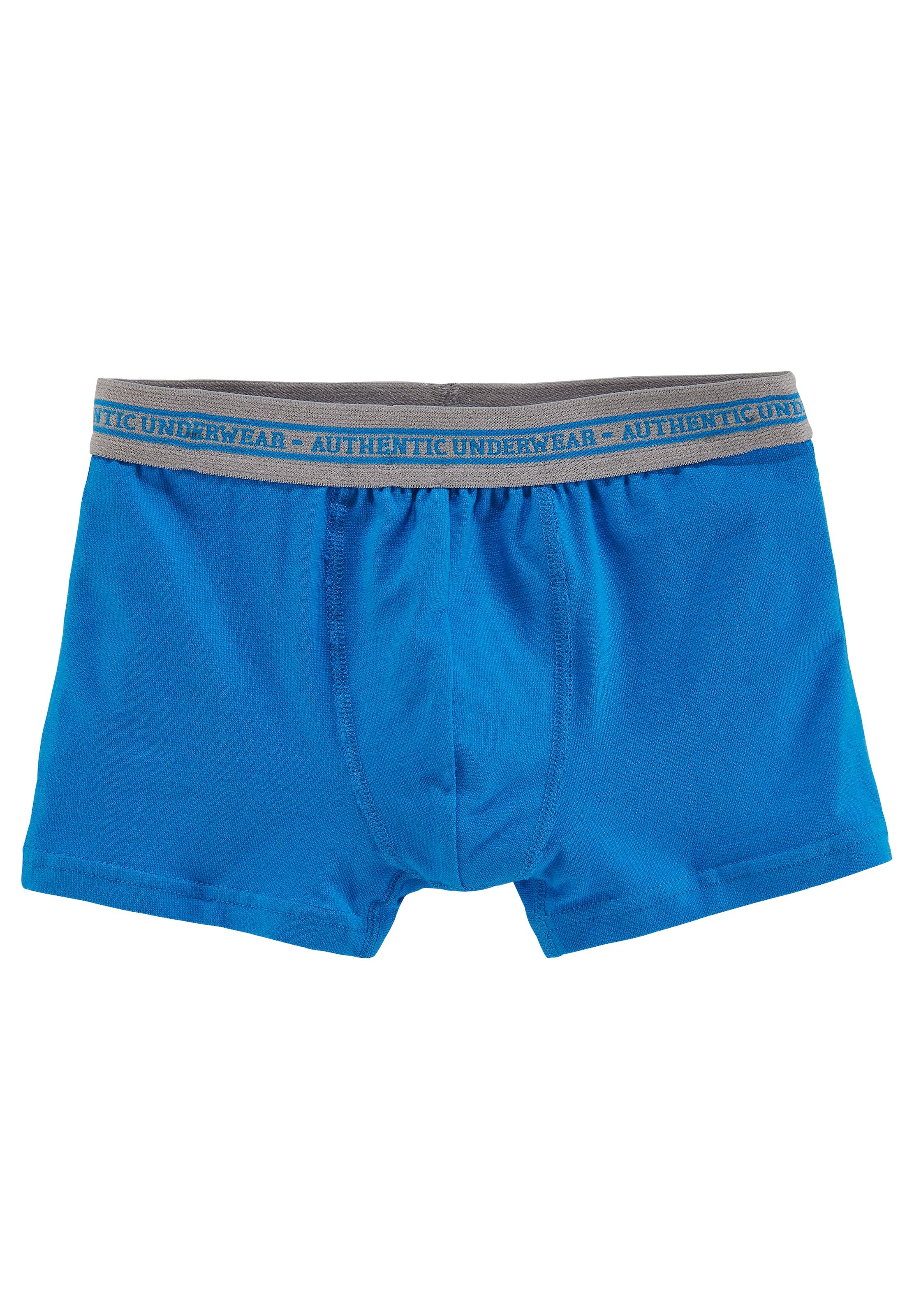 AUTHENTIC LE JOGGER Boxer »Boxershorts für Jungen« Packung, 4 Stk. unifarben, mit Logobund, Baumwollmischung