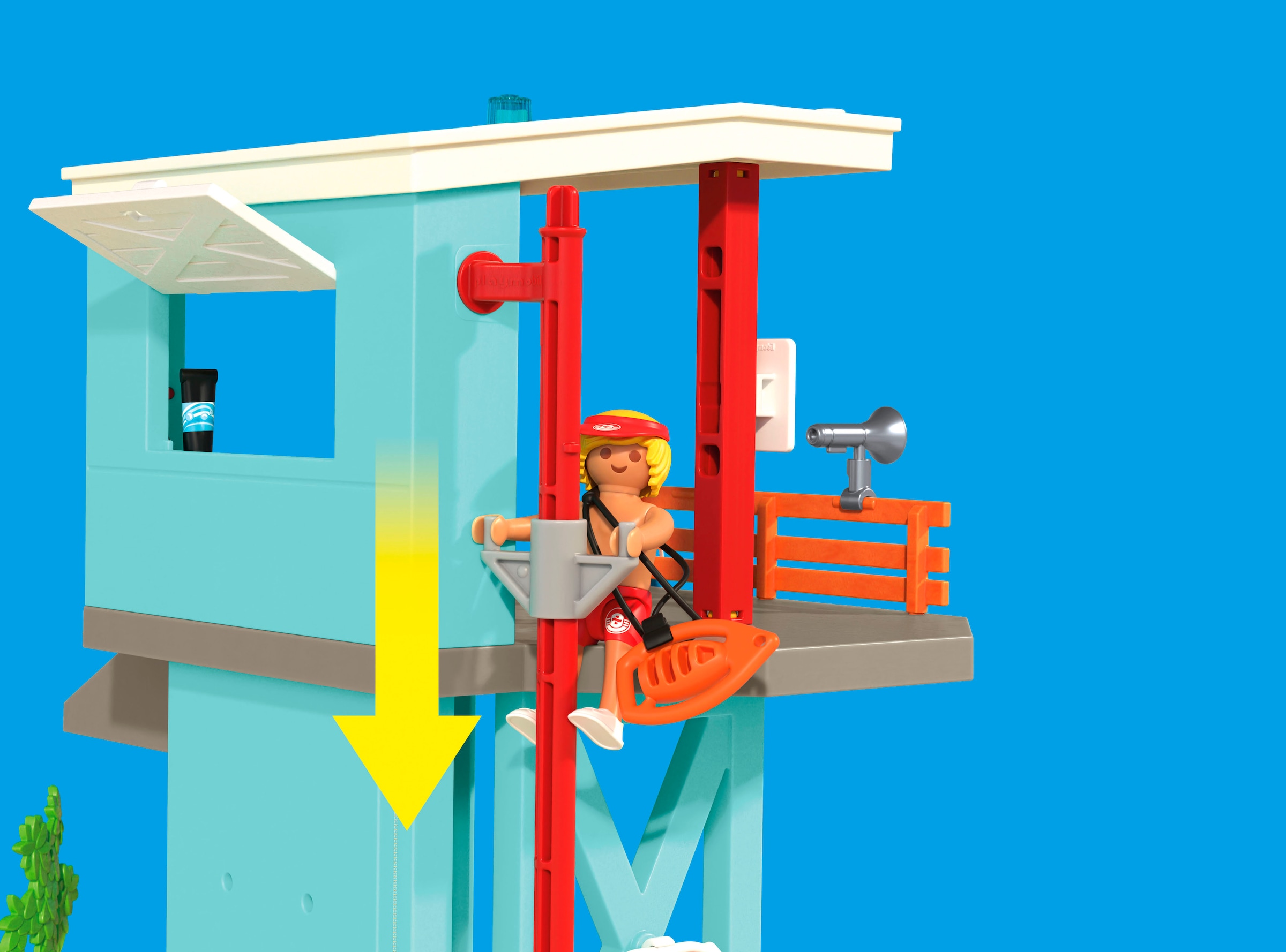 Playmobil® Jeu de construction »Rettungsturm mit Beach buggy (71903), My Life« fabriqué en Europe