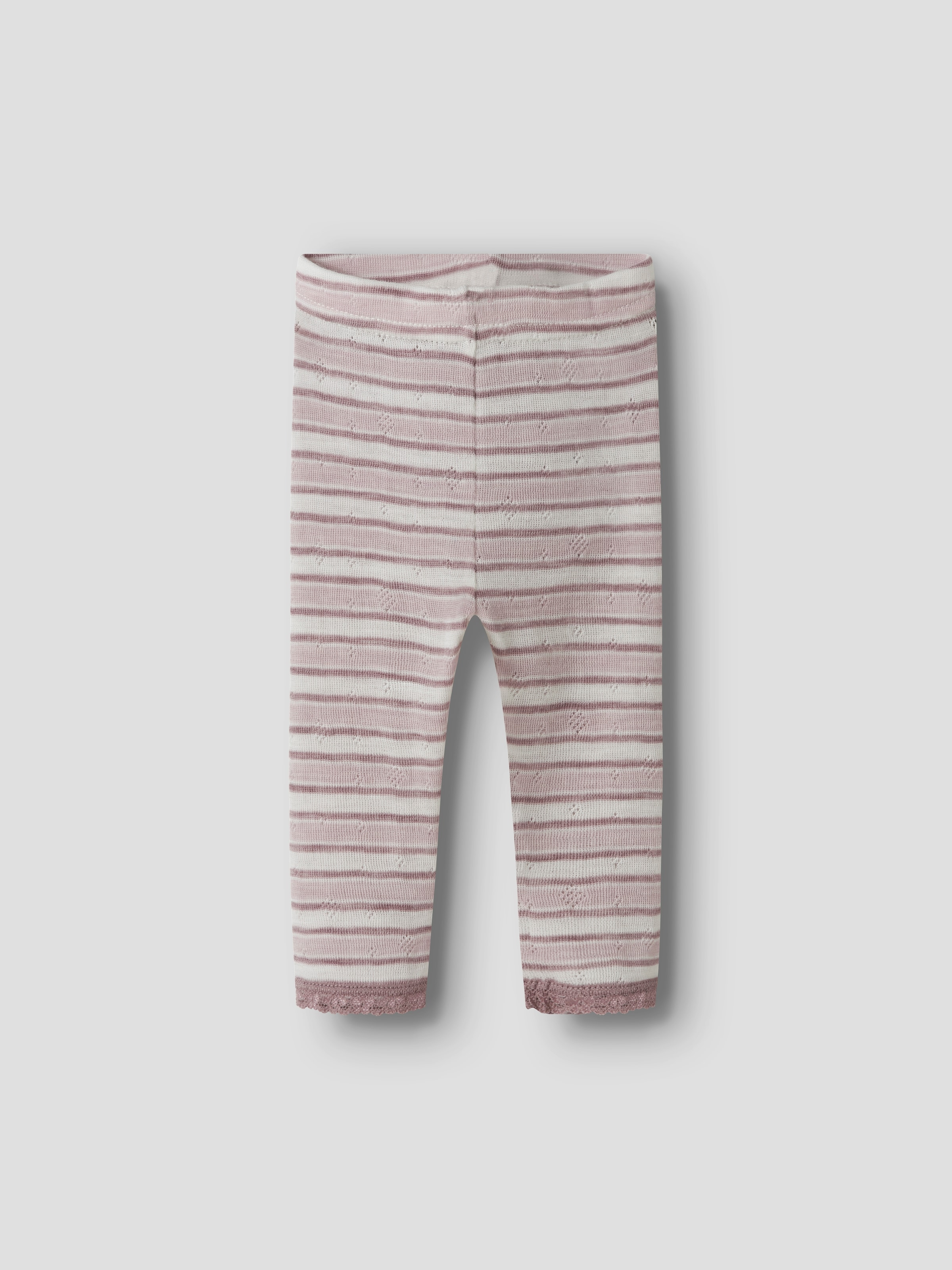 Name It Leggings »NBFWANG WOOL NEEDLE LEGGING NOOS«  laine, coupe slim
