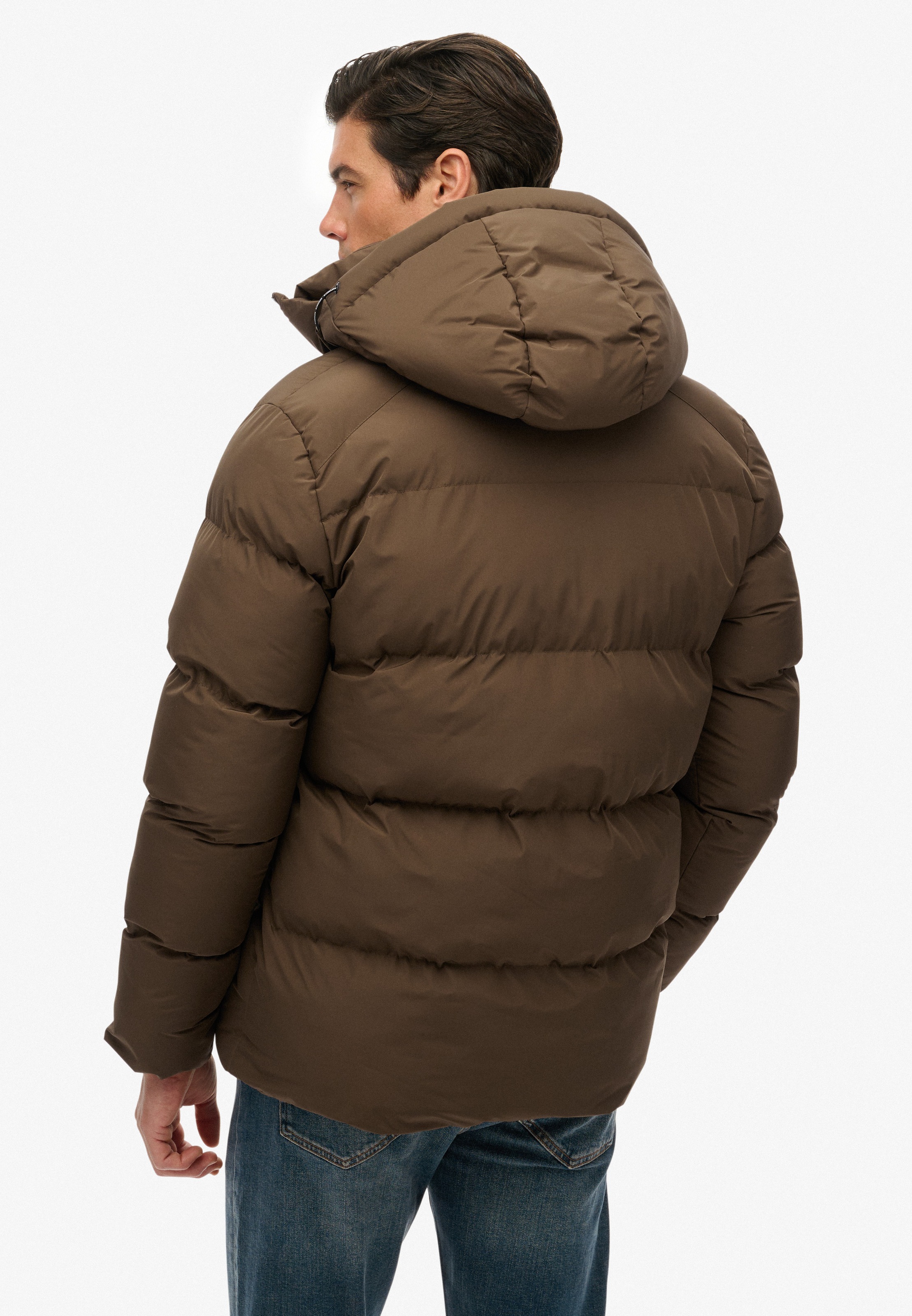 Superdry Veste matelassée »HOODED 5 BAFFLE SPORTS PUFFER« mit Kapuze Kunstfaser, relaxed fit