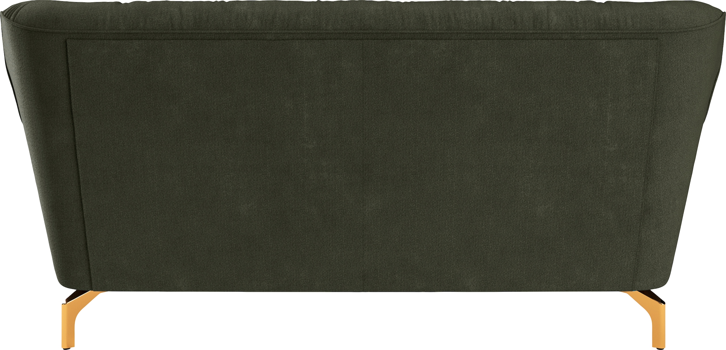 sit&more 3-Sitzer »Orient 3« inkl. 2 Zierkissen mit Strass-Stein, goldfarbene Metallfüsse