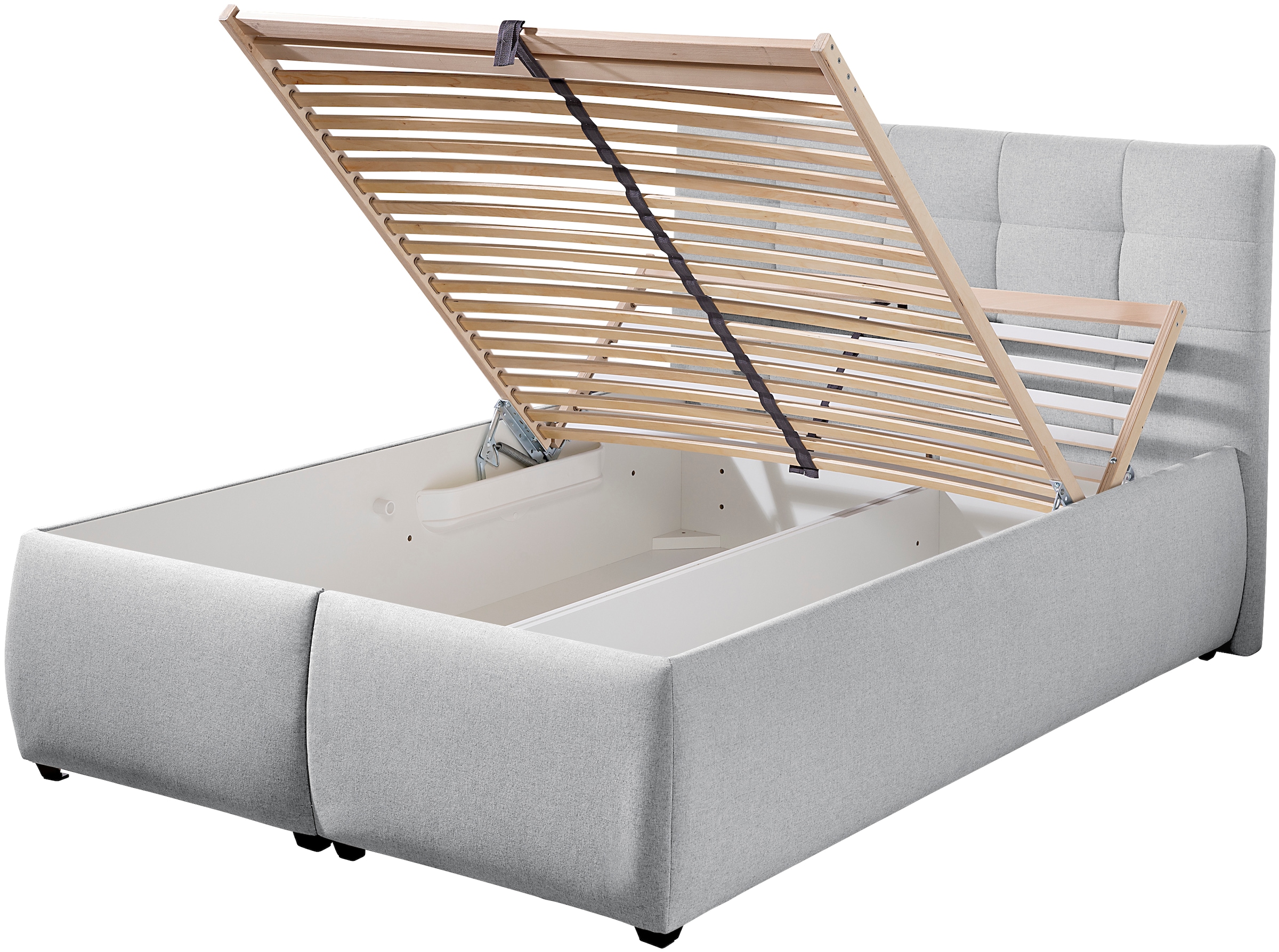 Maintal Lit rembourré »Felsental« inklusive Bettkasten, in H2, H3 & H4 erhältlich