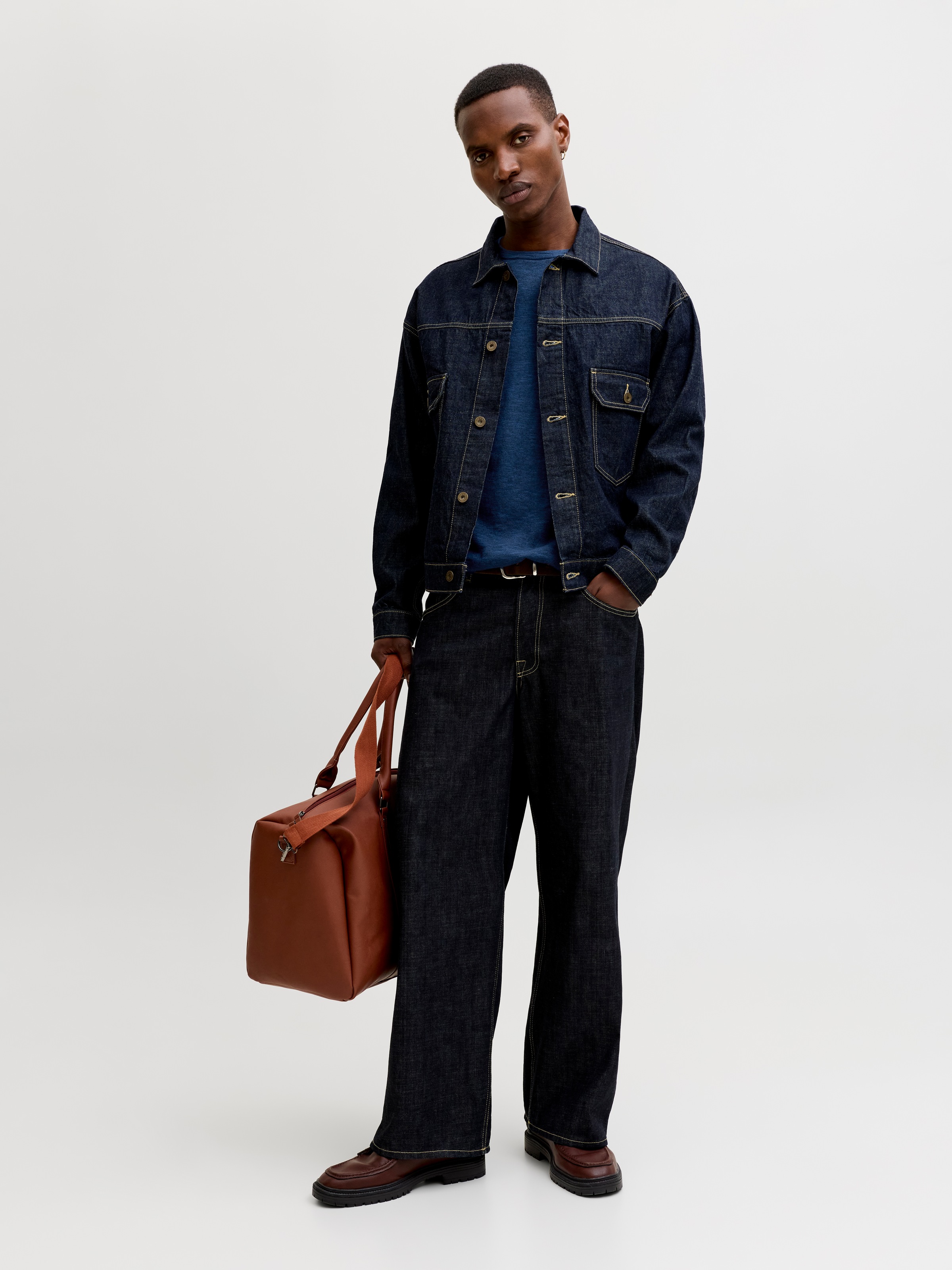 Jack & Jones Pull à col rond »JJESUMMER KNIT CREW NECK SN« mit Rundhalsausschnitt