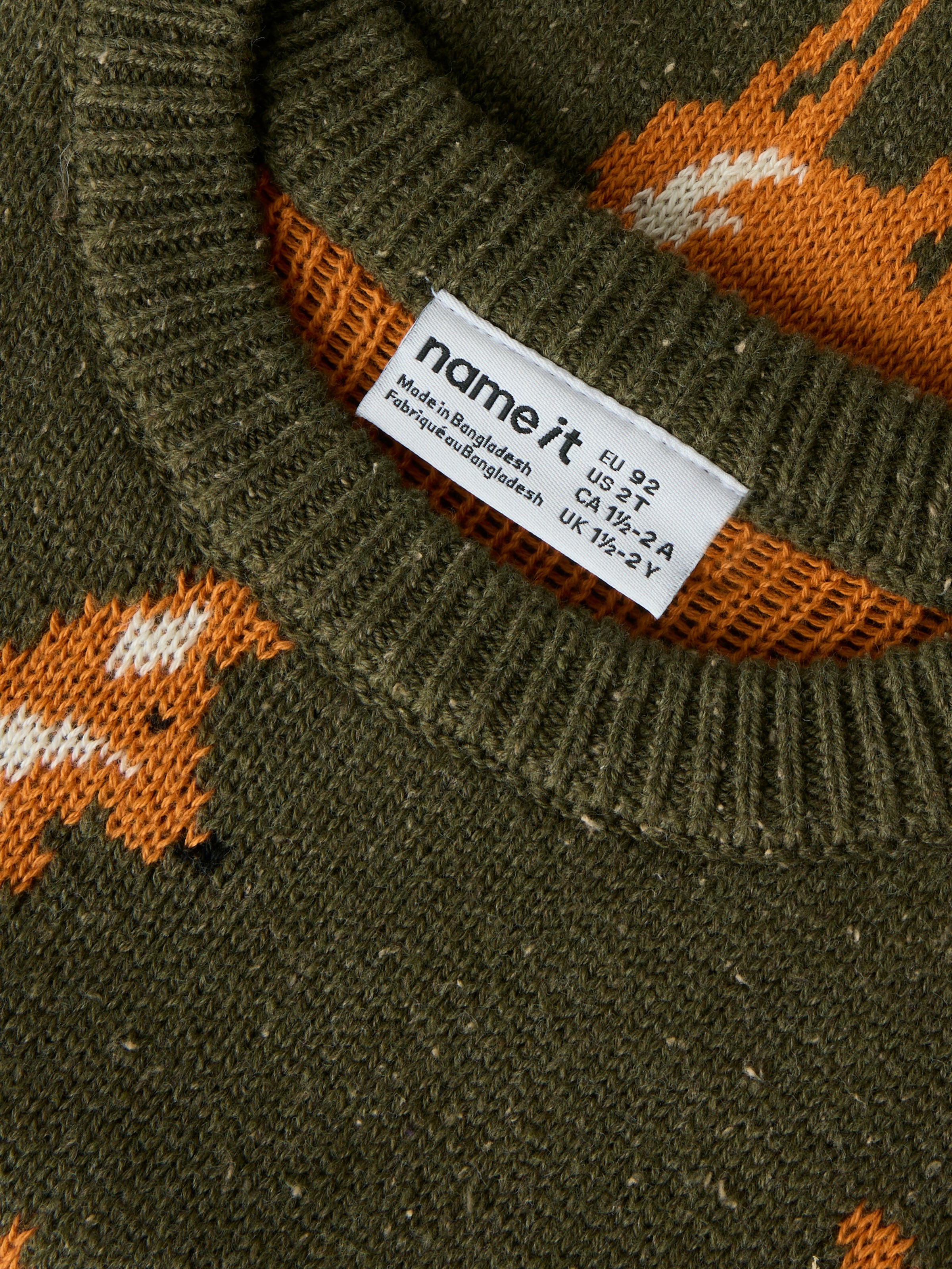 Name It Strickpullover »NMMOLA LS KNIT BOX« Baumwollmischung, regular fit