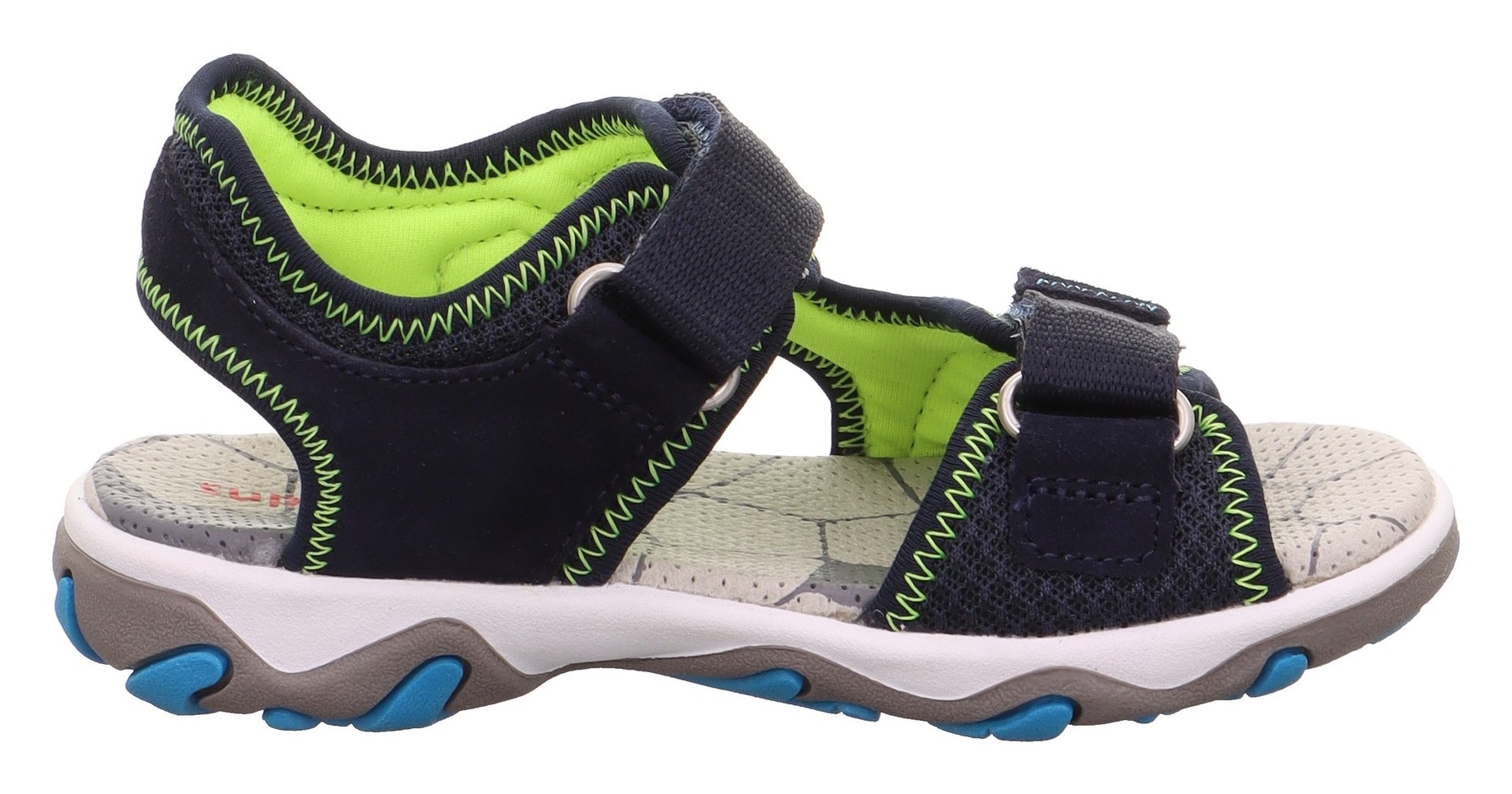 Superfit Sandale »MIKE 3.0 WMS: mittel«  Trekkingschuh mit Klettverschluss, Grössenschablone zum Download