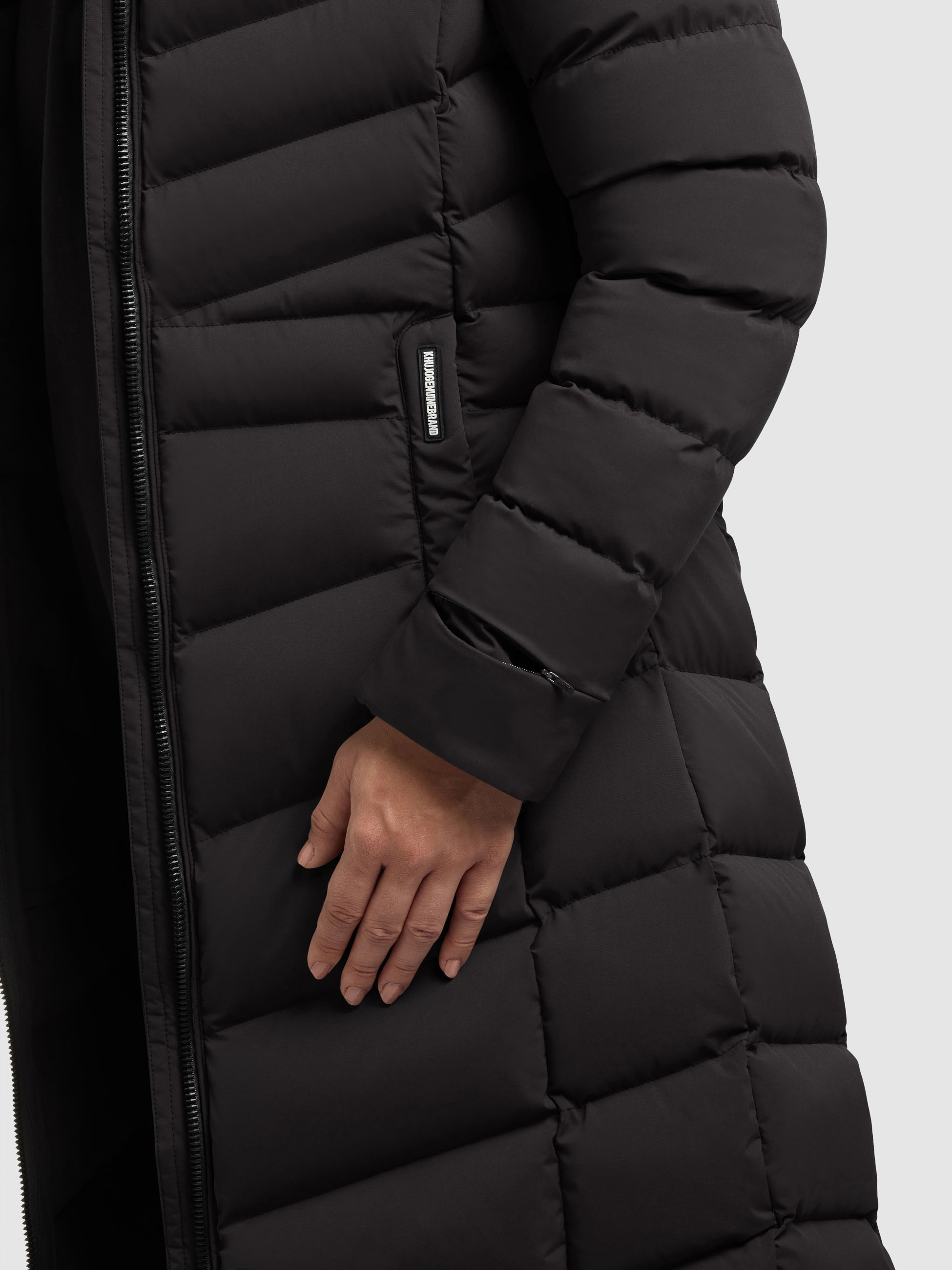 khujo Manteau matelassé »INGRAM6« avec couture viennoise, fermeture éclair à deux sens