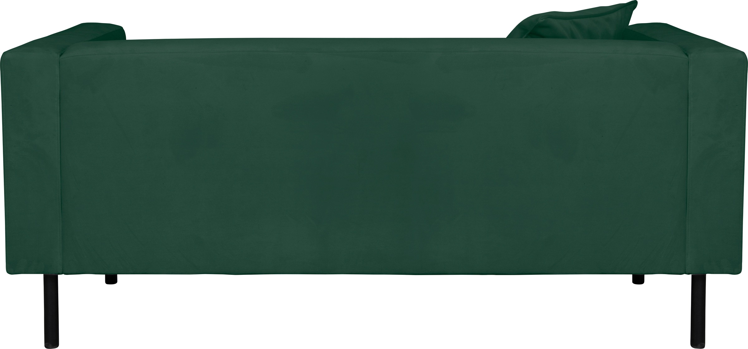 Home affaire 2-Sitzer »Lillibeth Designsofa mit Wellenunterfederung, Masse B/T/H: 155/74/83 cm« Zierkissen als Wendekissen, in Samtoptik oder Cord