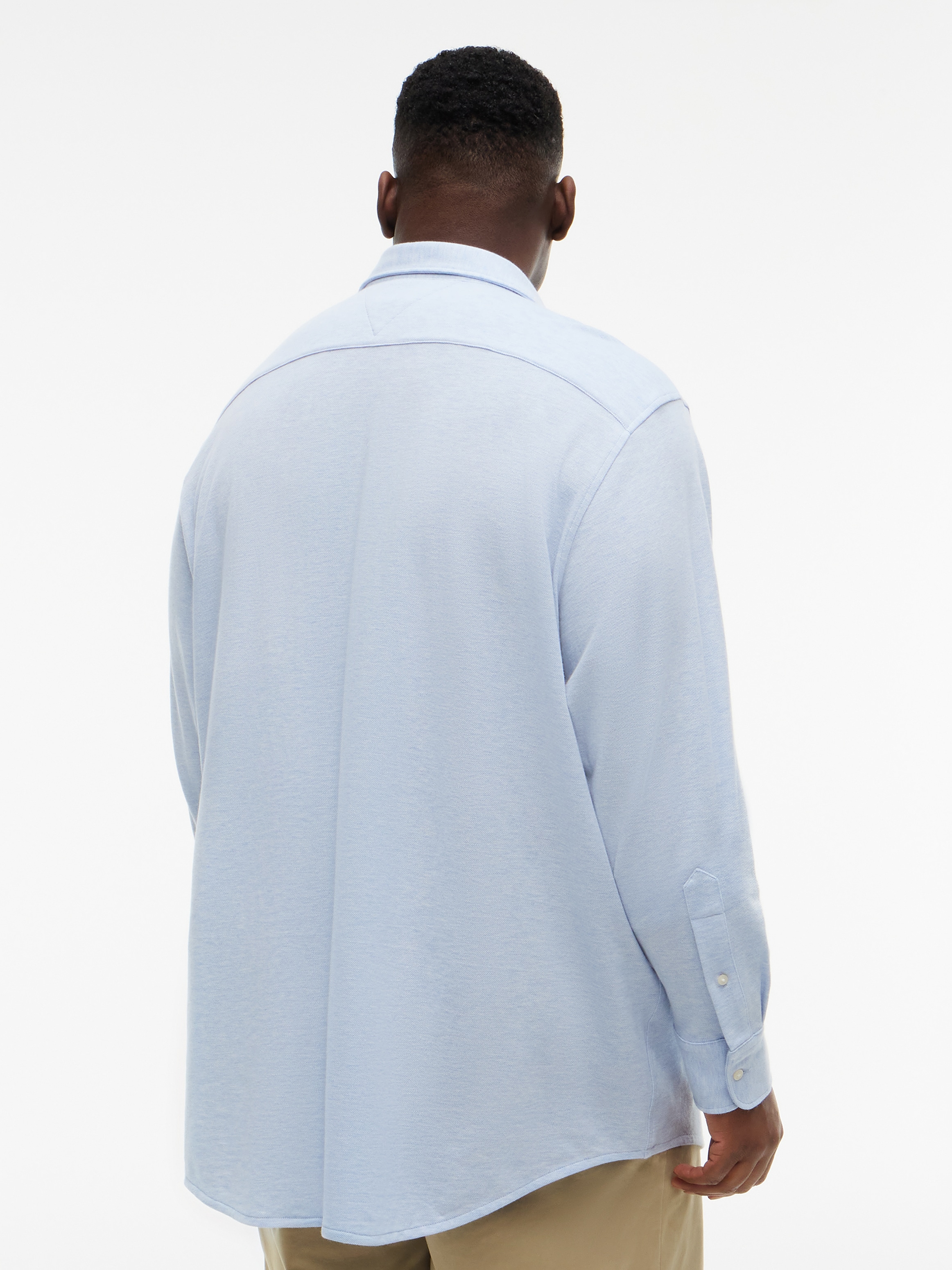 Tommy Hilfiger Big & Tall Langarmhemd »BT-KNIT PIQUE FEATHERWEIGHT SLIMFIT« Grosse Grössen