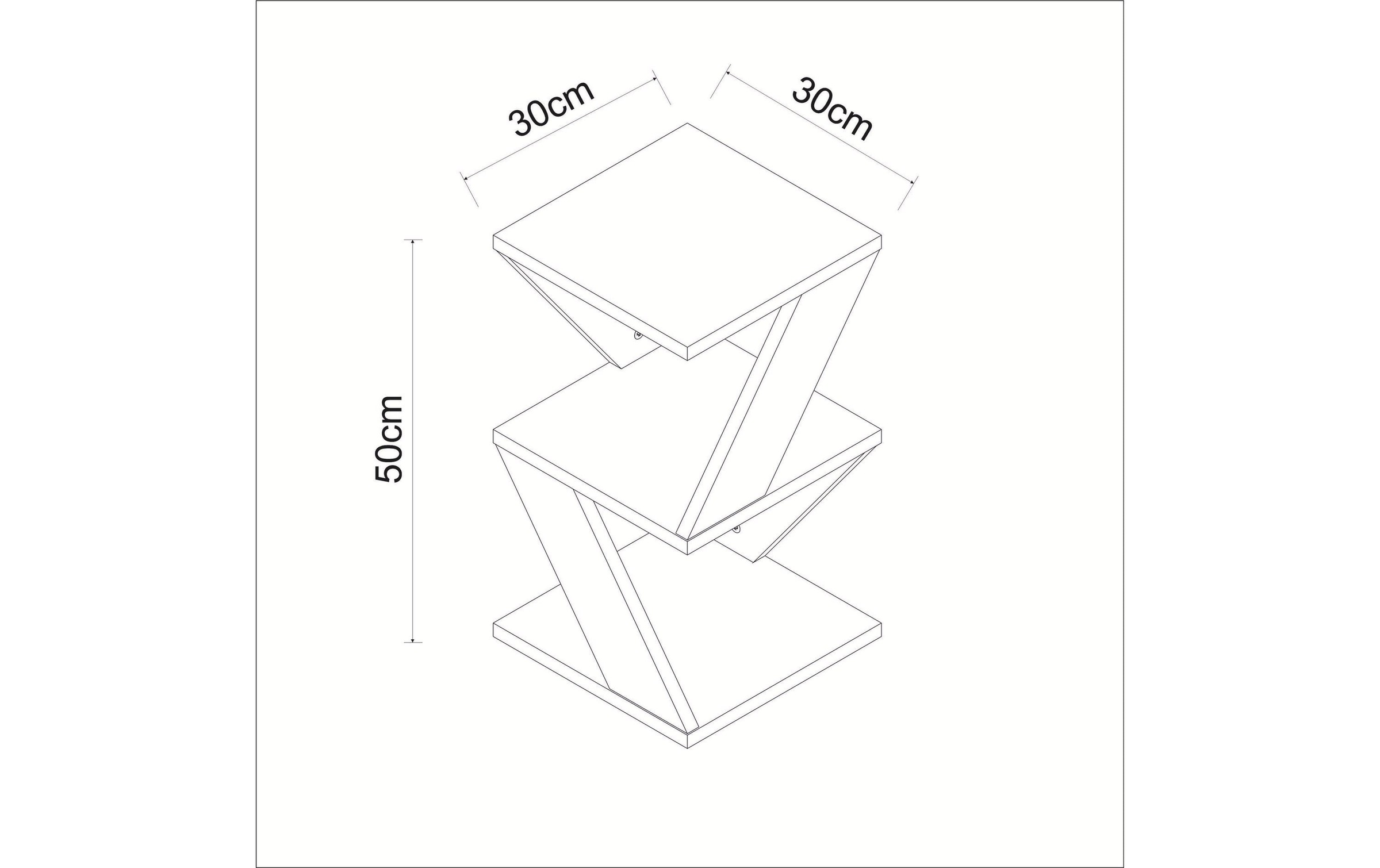 WOODY FASHION Beistelltisch »Couchtisch Albeni«