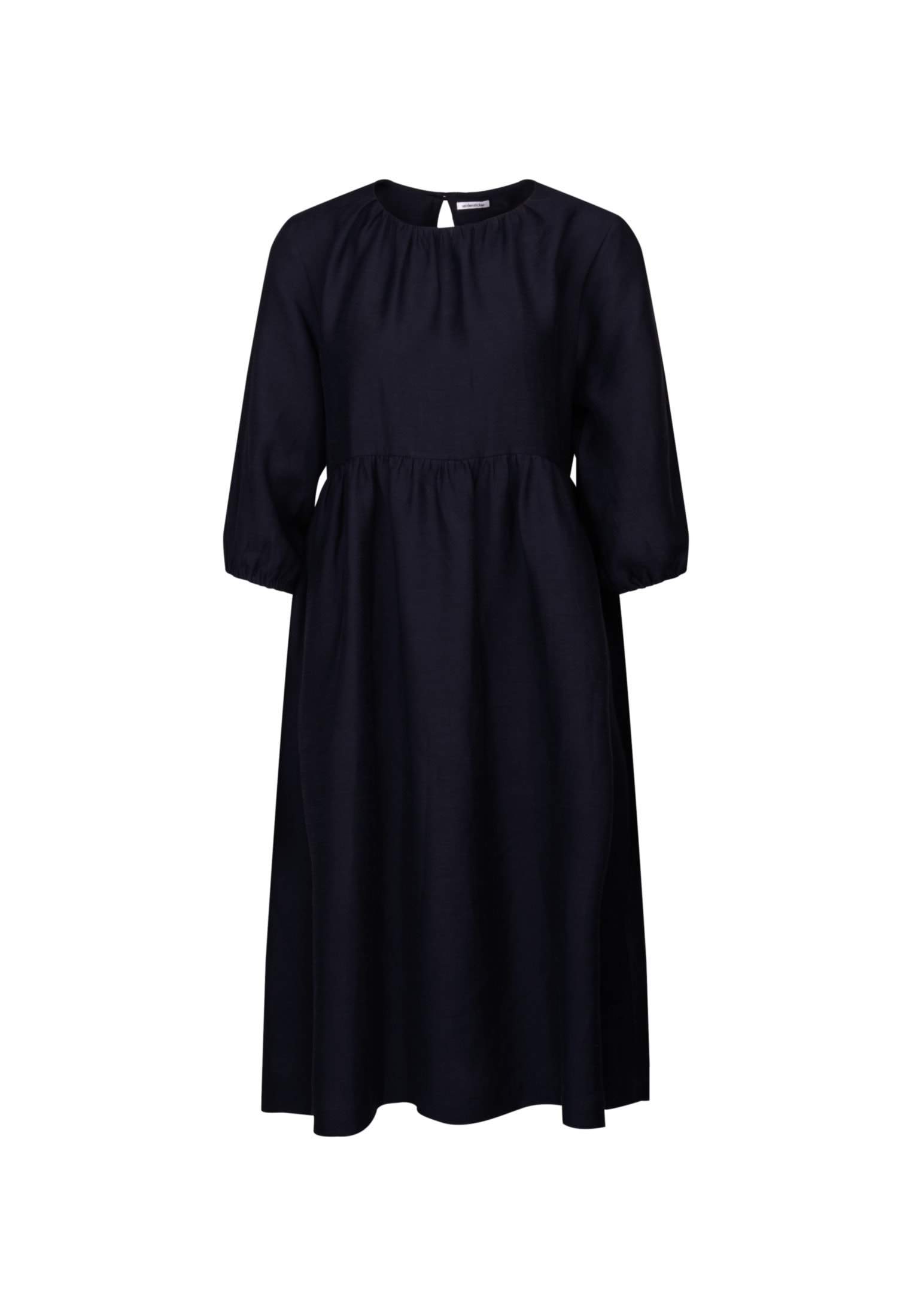 seidensticker Sommerkleid »Schwarze Rose« 3/4-Arm Rundhals Uni