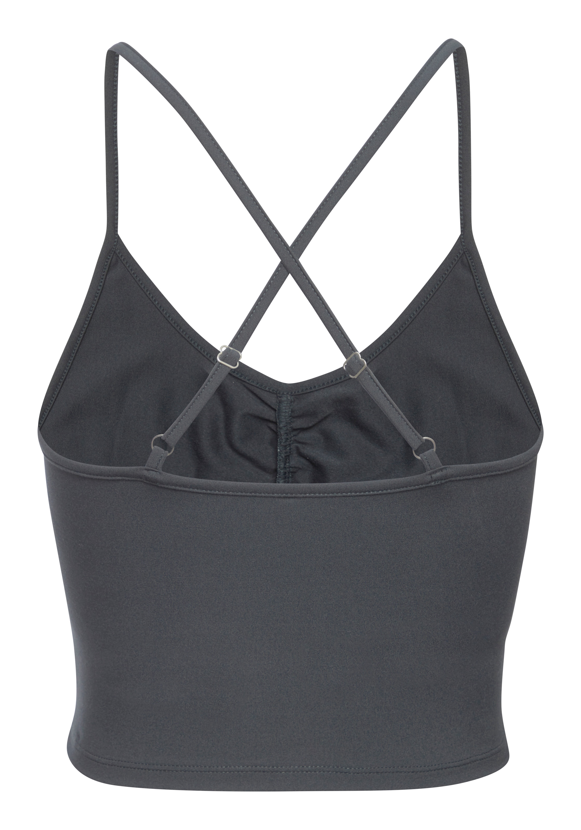 LASCANA ACTIVE Crop-Top avec fronces