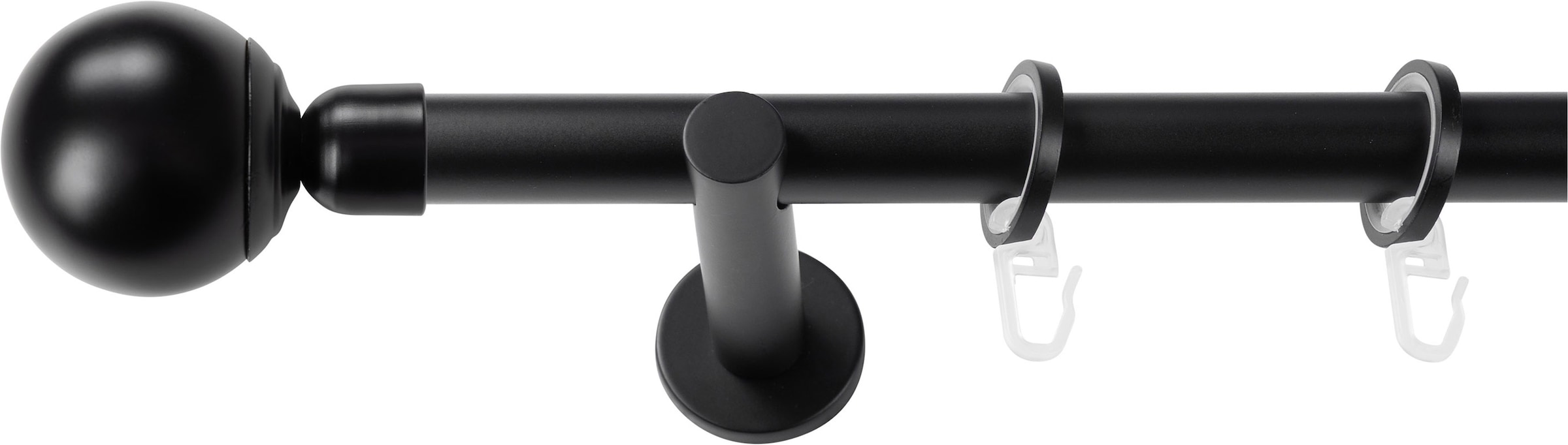 SN DECO GROUP Tringle à rideaux Ø 19 mm 1 course-läufig Fixmass;kürzbar