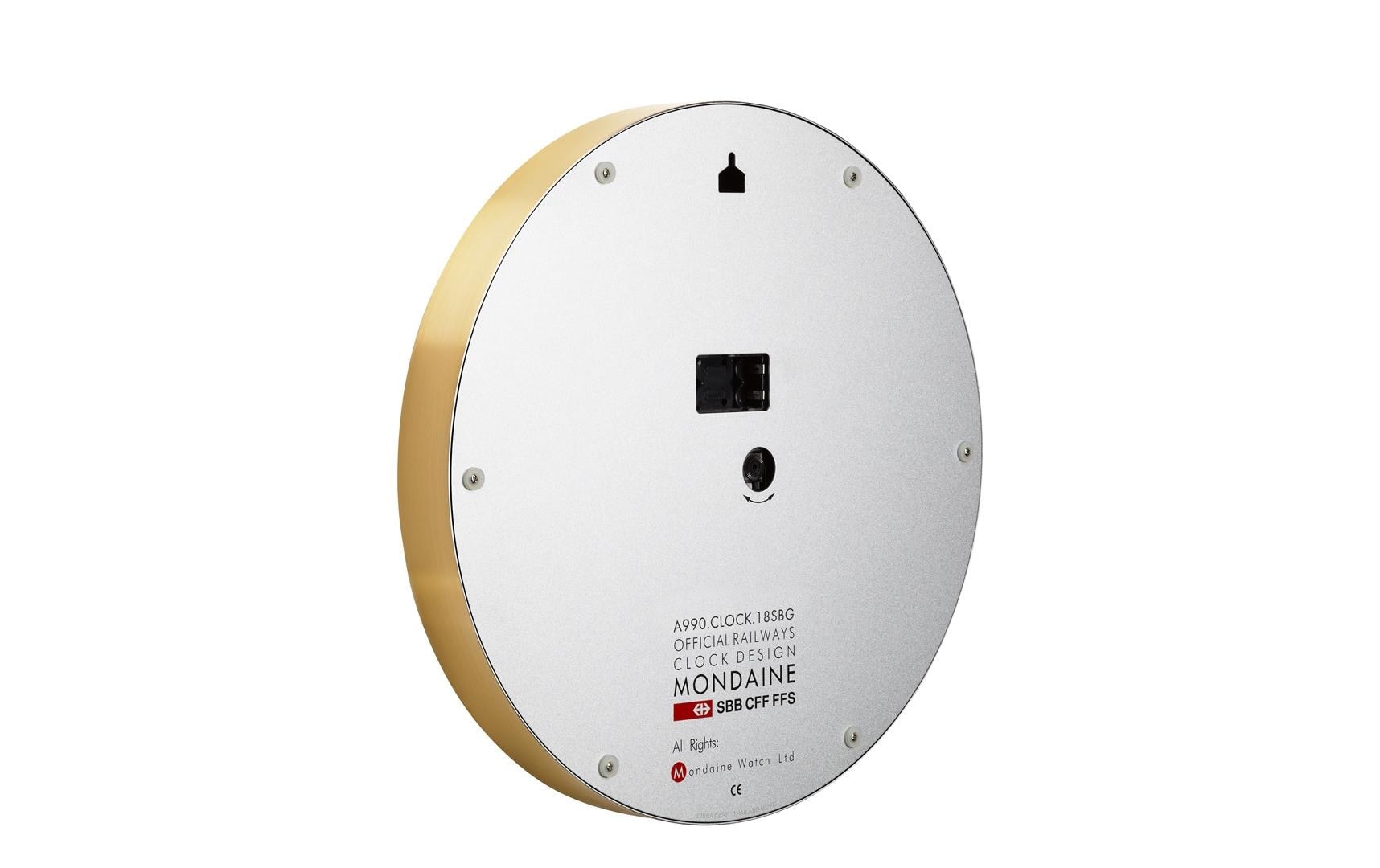 MONDAINE Wanduhr »Wanduhr Gold 25cm«