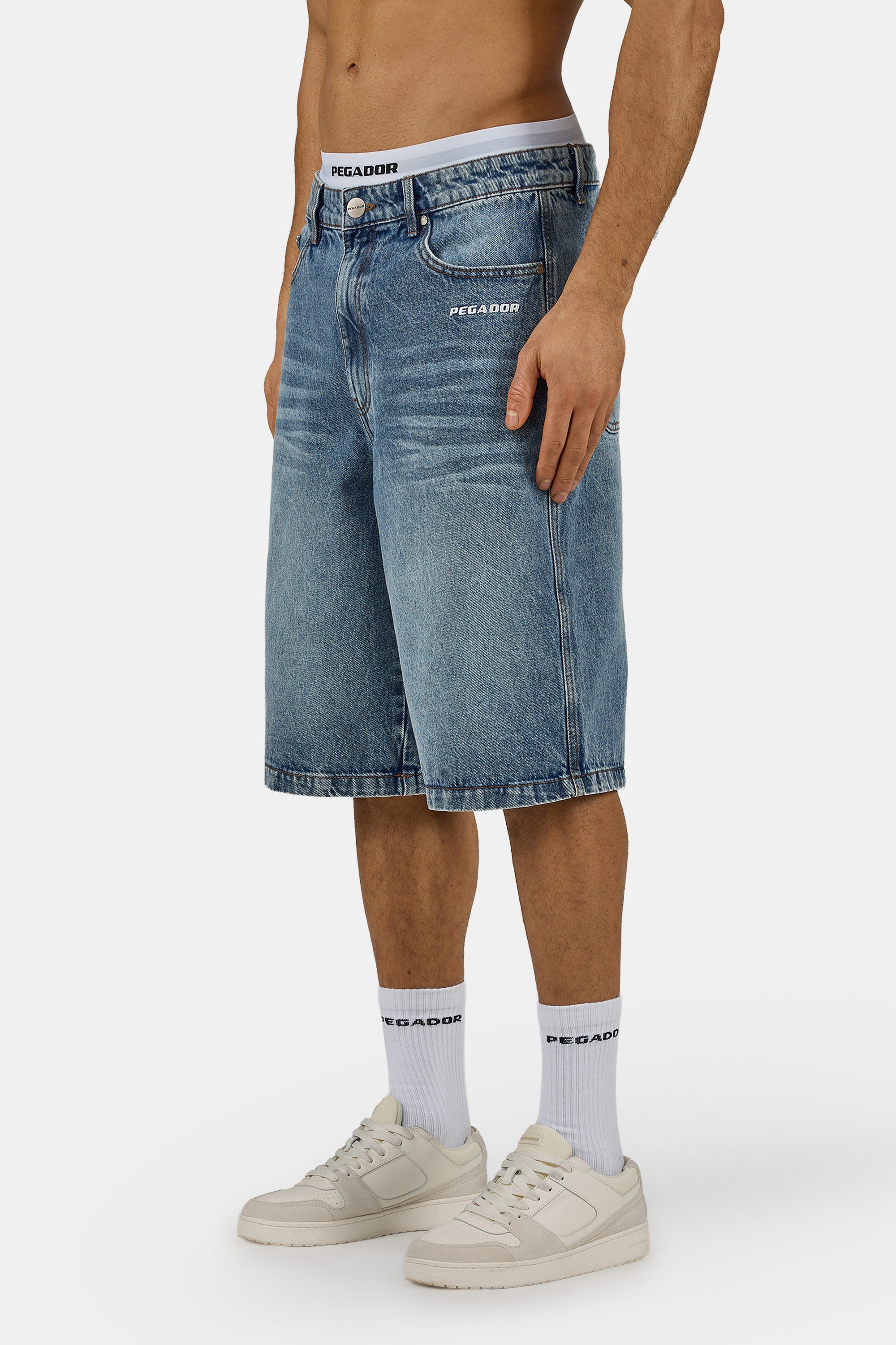 PEGADOR Short en jean »Kolar Jorts« coton, coupe régulière