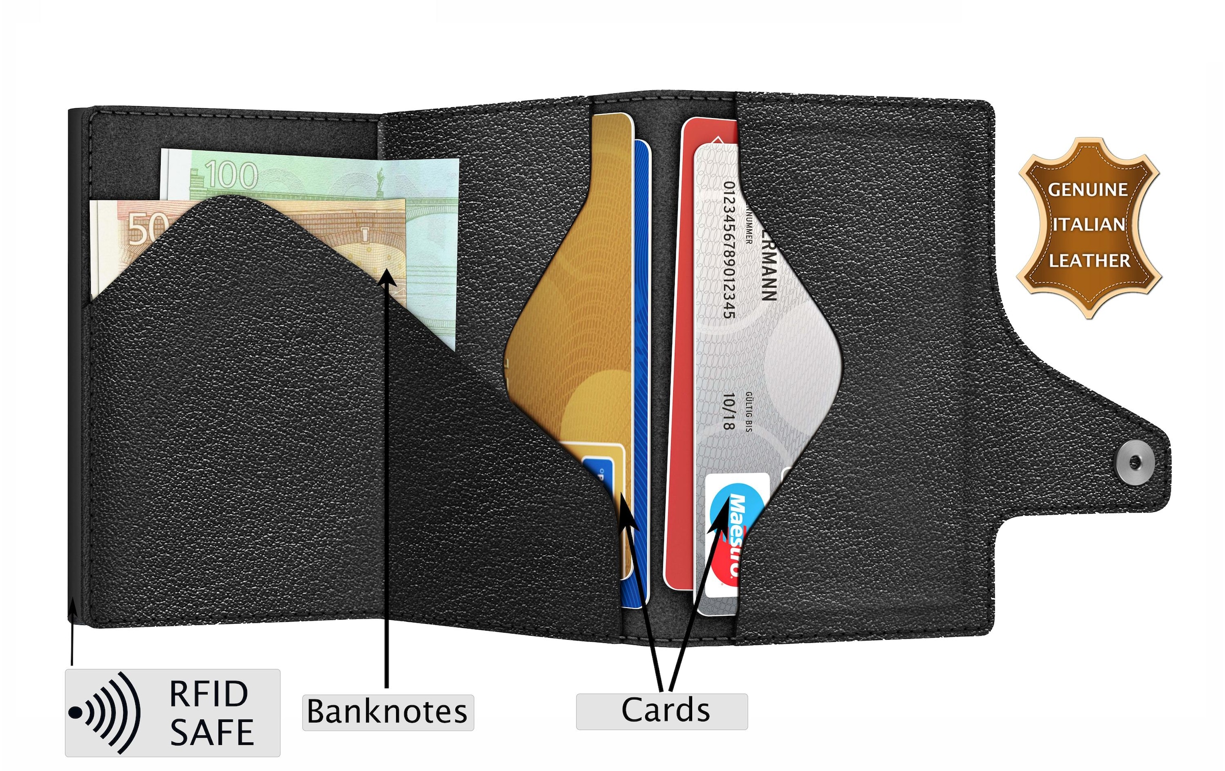   Geldbörse »TRU VIRTU Click & Slide Wallet«