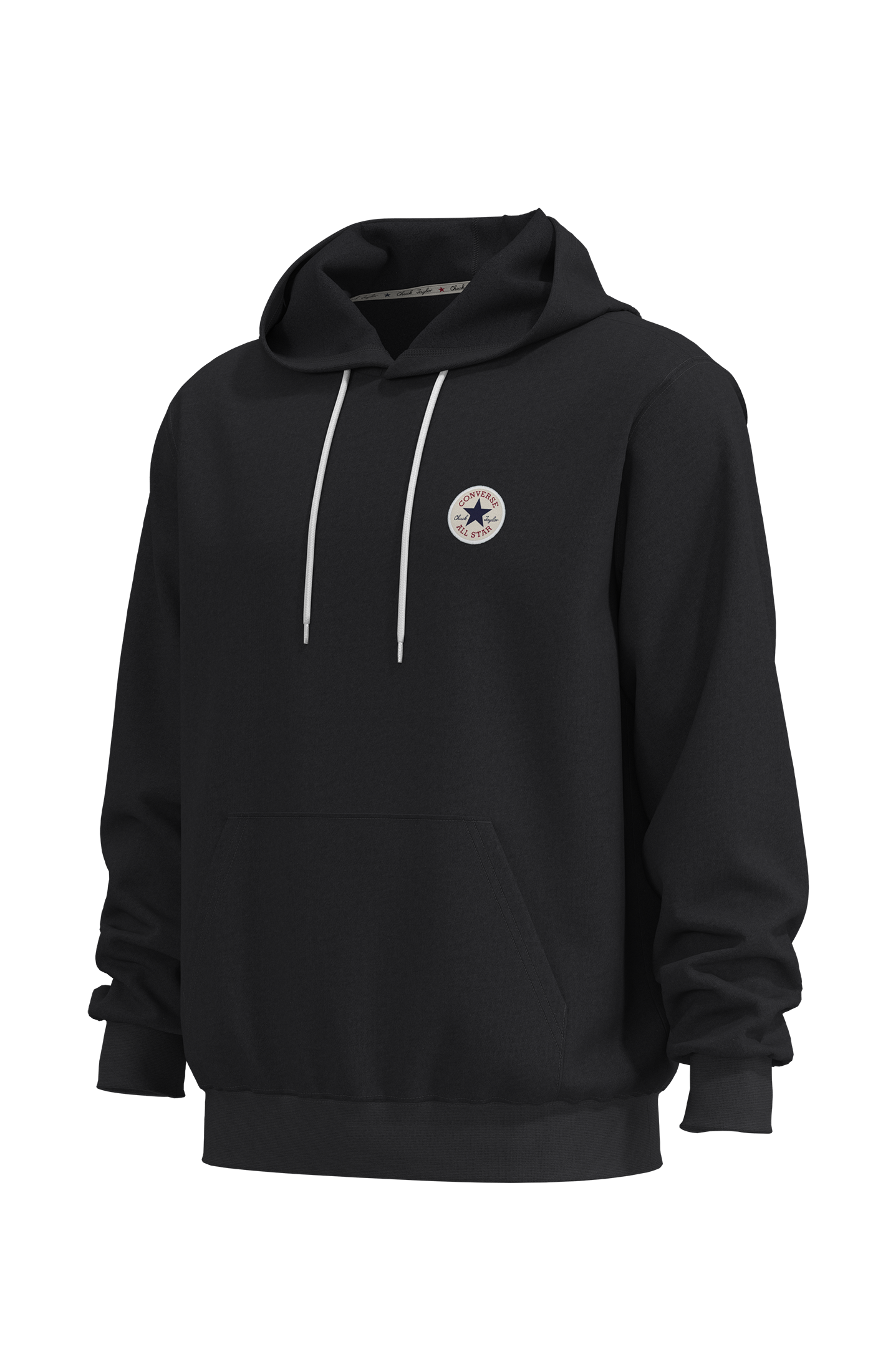 Converse Kapuzensweatshirt »CHUCK PATCH HOODIE«, mit Kapuze, Langarm, aus Baumwolle und Polyester
