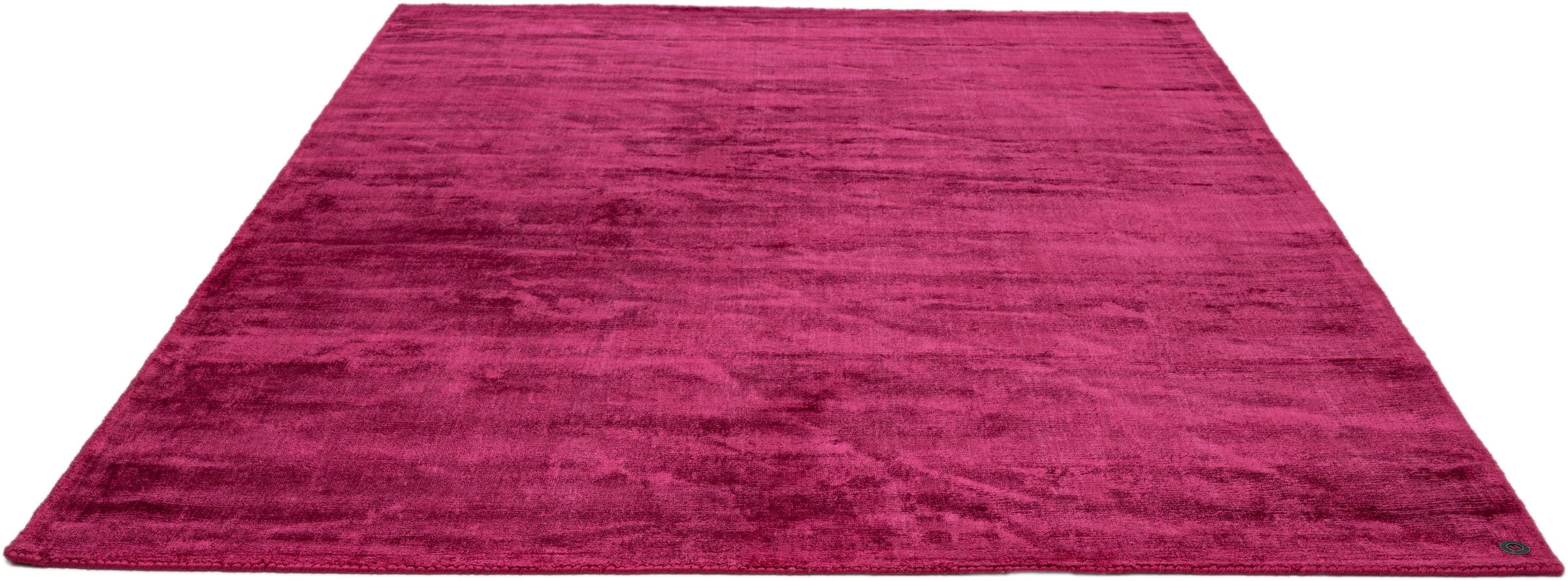 TOM TAILOR HOME Tapis »Shine uni« Rectangulaire 8 mm Höhe Handweb Teppich, 100% Viskose, handgewebt, mit elegantem Schimmer