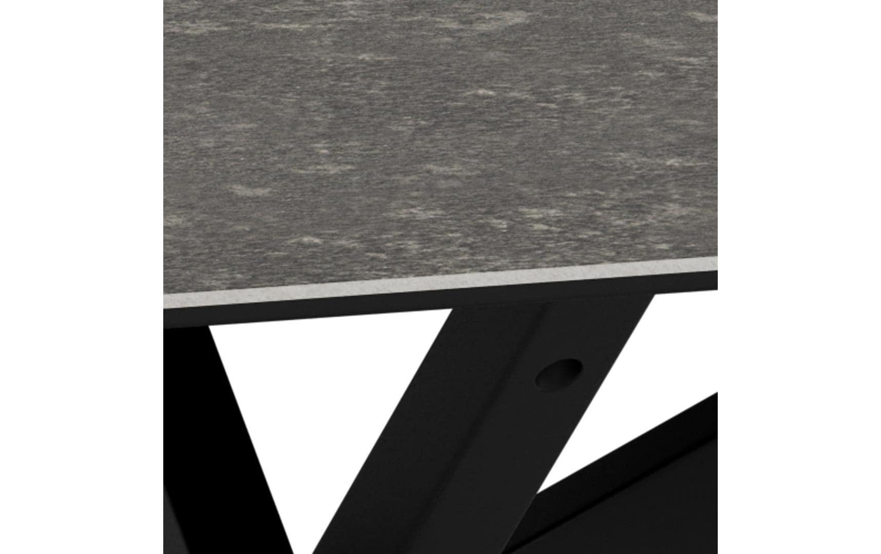 AC Design Table basse »Hanna« mit einer schwarzen Keramik-Optik Tischplatte, Breite 130 cm