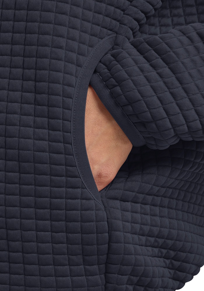 Jack Wolfskin Veste polaire »MOGARI HOODED FZ W« mit Kapuze atmungsaktiv, leicht, Übergangsjacke, Waffel-Optik