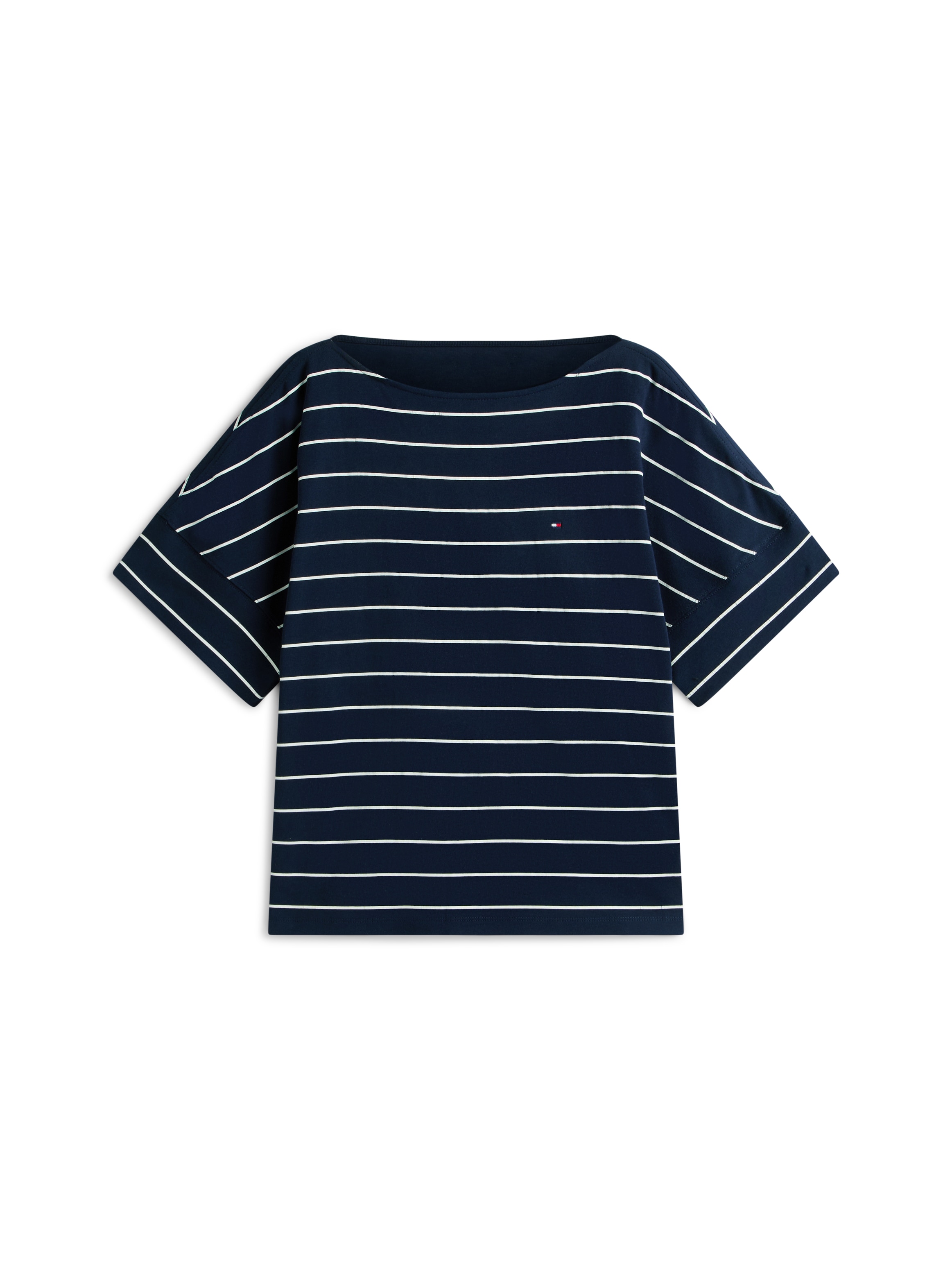 Tommy Hilfiger Curve Kurzarmshirt »CRV MDRN CODY CAP SLV C-NK TEE« in grossen Grössen