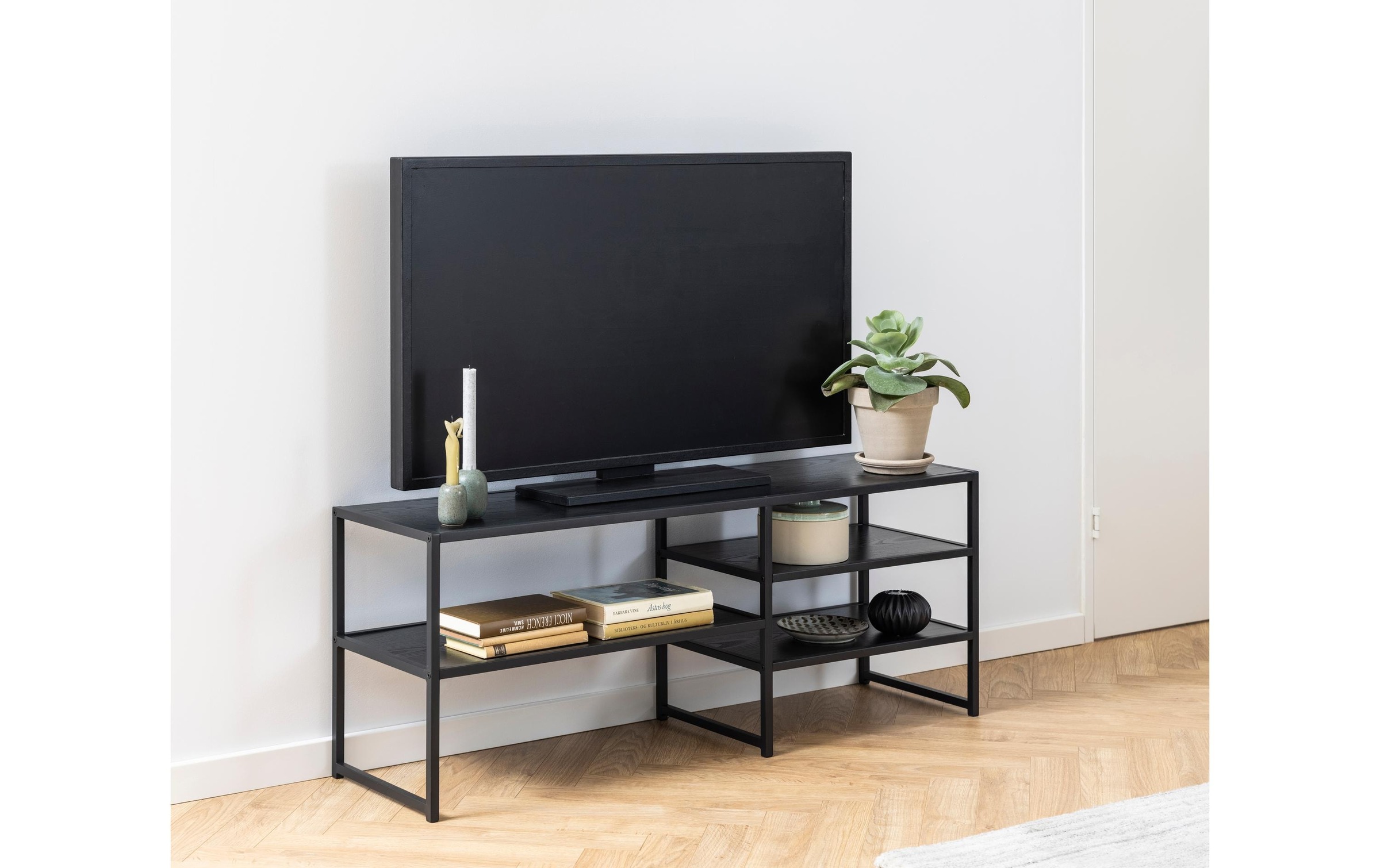 AC Design TV-Board »Seaford 120 x 33 x 46 cm, Schwarz«
