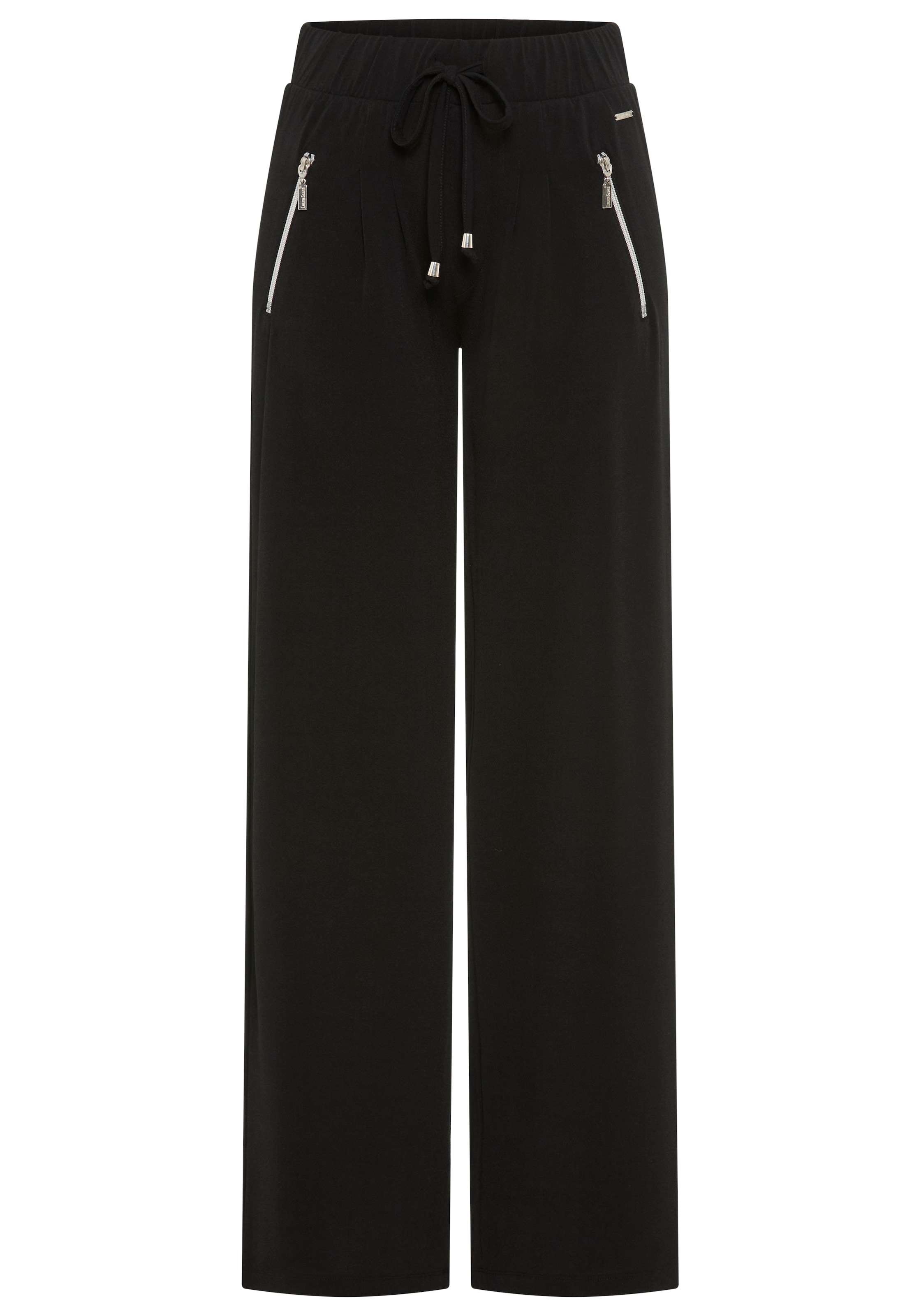 Laura Scott Pantalon en jersey  Bequemer Stoff mit Reissverschlusstaschen