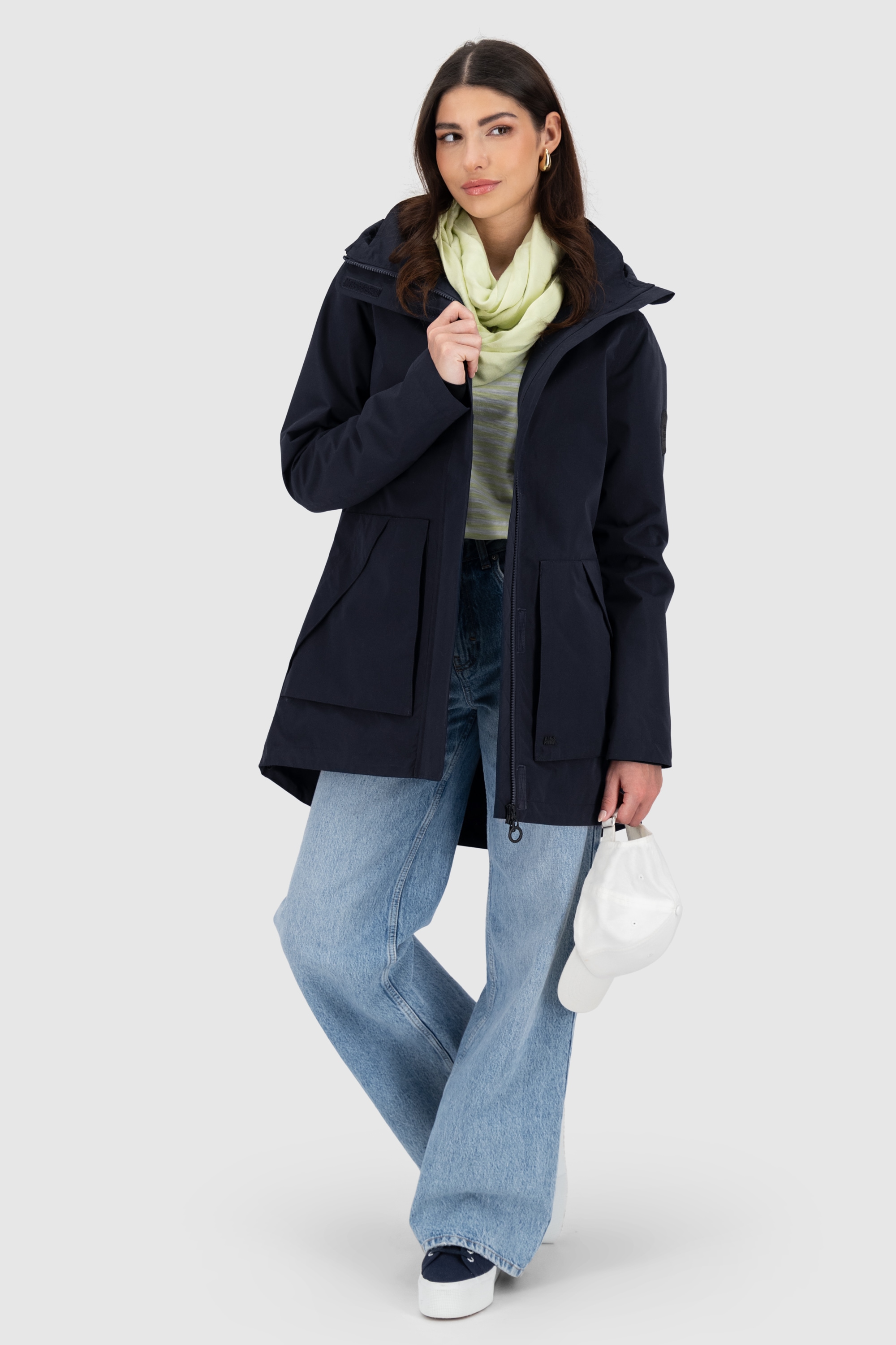 Alife & Kickin Veste d'extérieur »ArlettaAKA« mit Kapuze mit Kapuze und in figurbetontem Fit