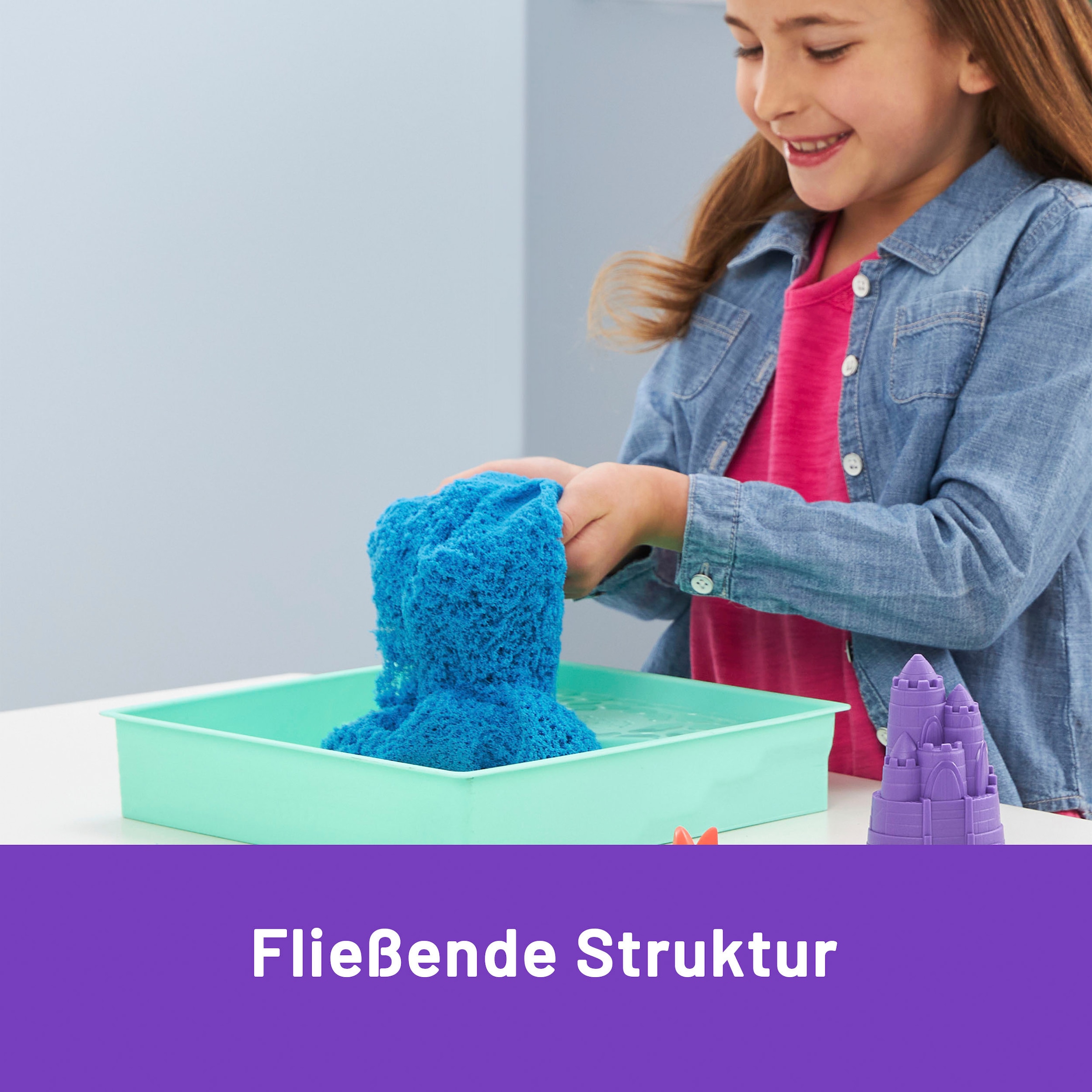 Spin Master Kreativset »Kinetic Sand - Box 454 g - Blau«