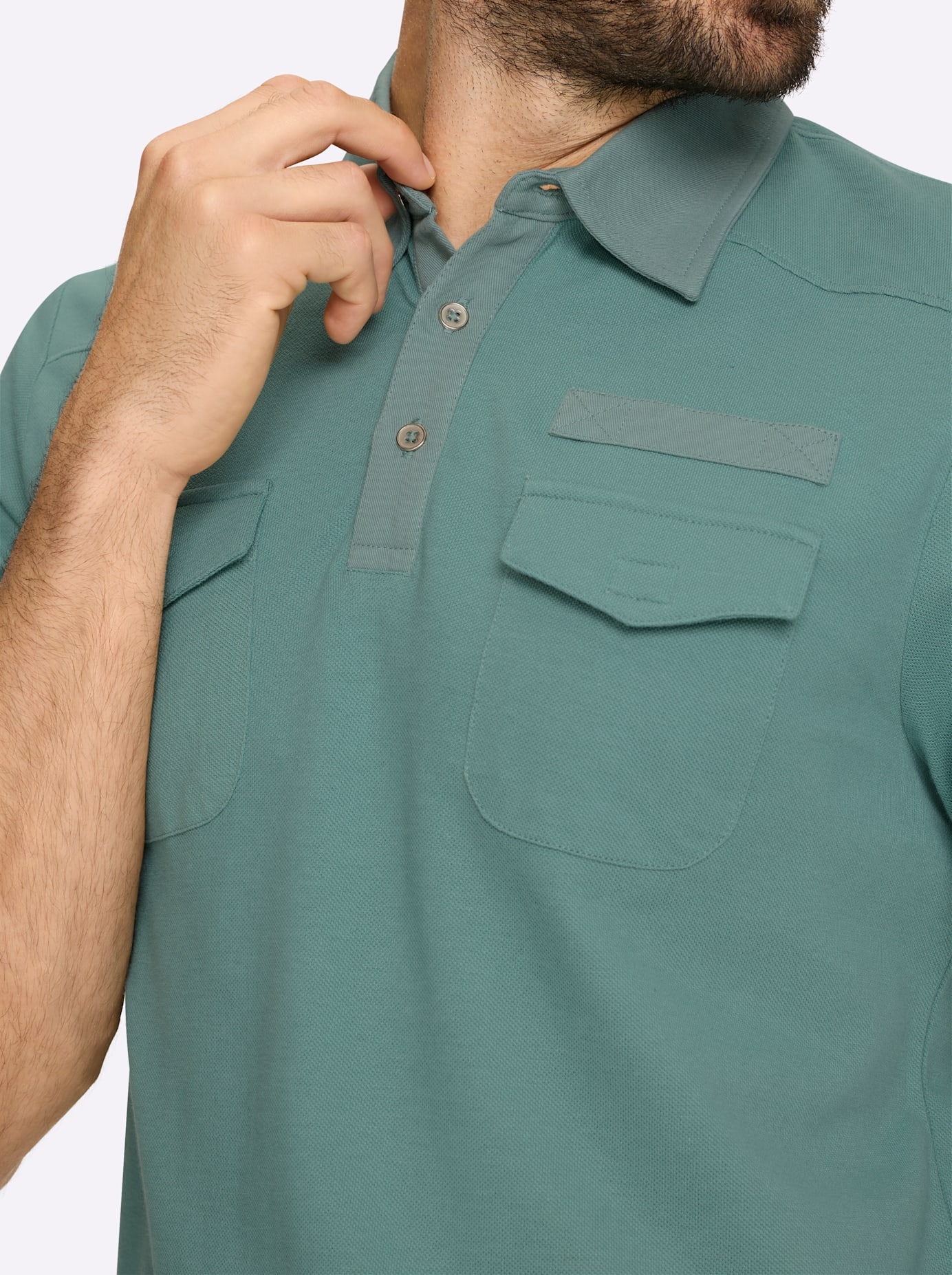 Marco Donati Kurzarmshirt »Kurzarm-Poloshirt«, 1 tlg.
