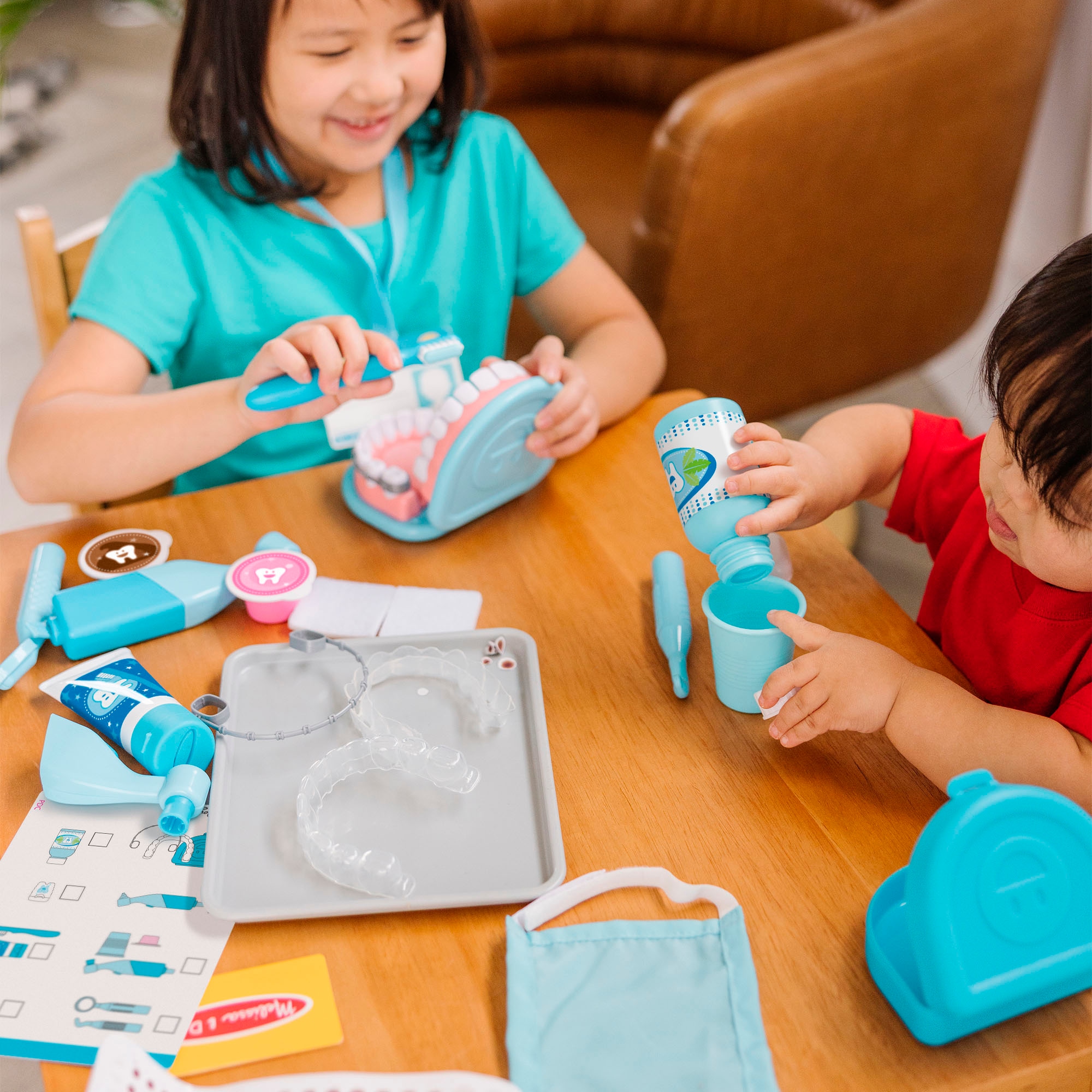 Spin Master Mallette de médecin jouet »Melissa & Doug Super Smile Zahnarzt-Spielset«