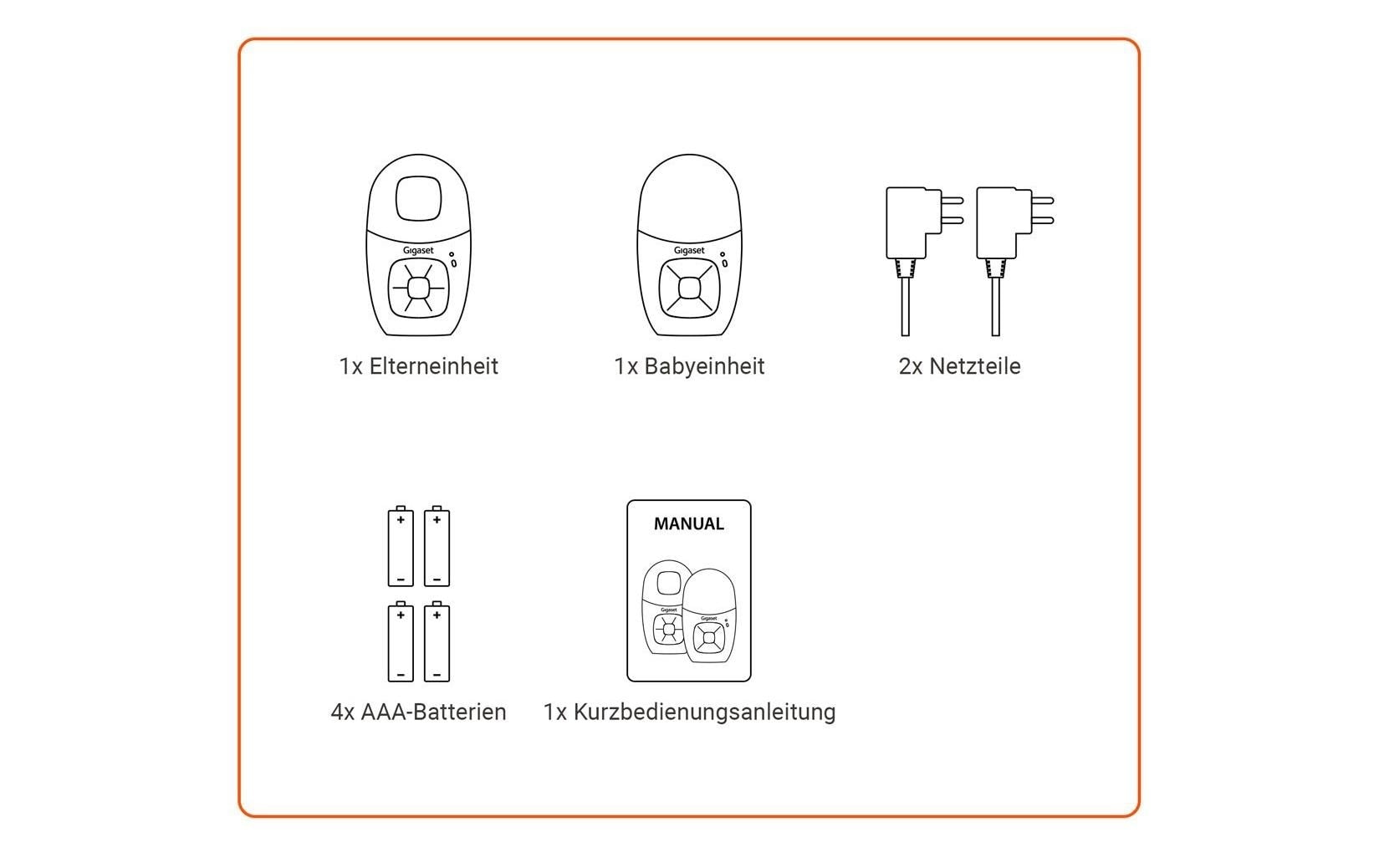 Gigaset Babyphone »Baby 100 Audio«