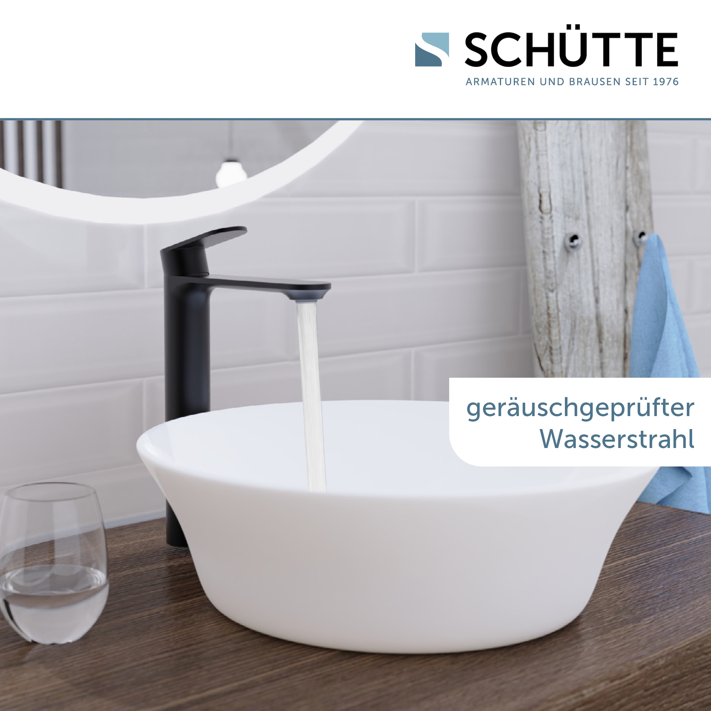 Schütte Robinet de lavabo »MONTANA« Lavabo à bec haut, fonction Cold-Start économe en énergie