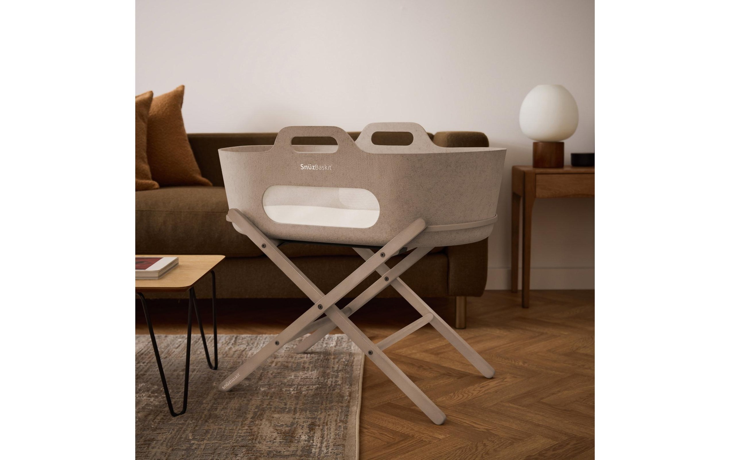   Lit bébé »Snüz Baskit Moseskorb & Ständer Set Mocha«