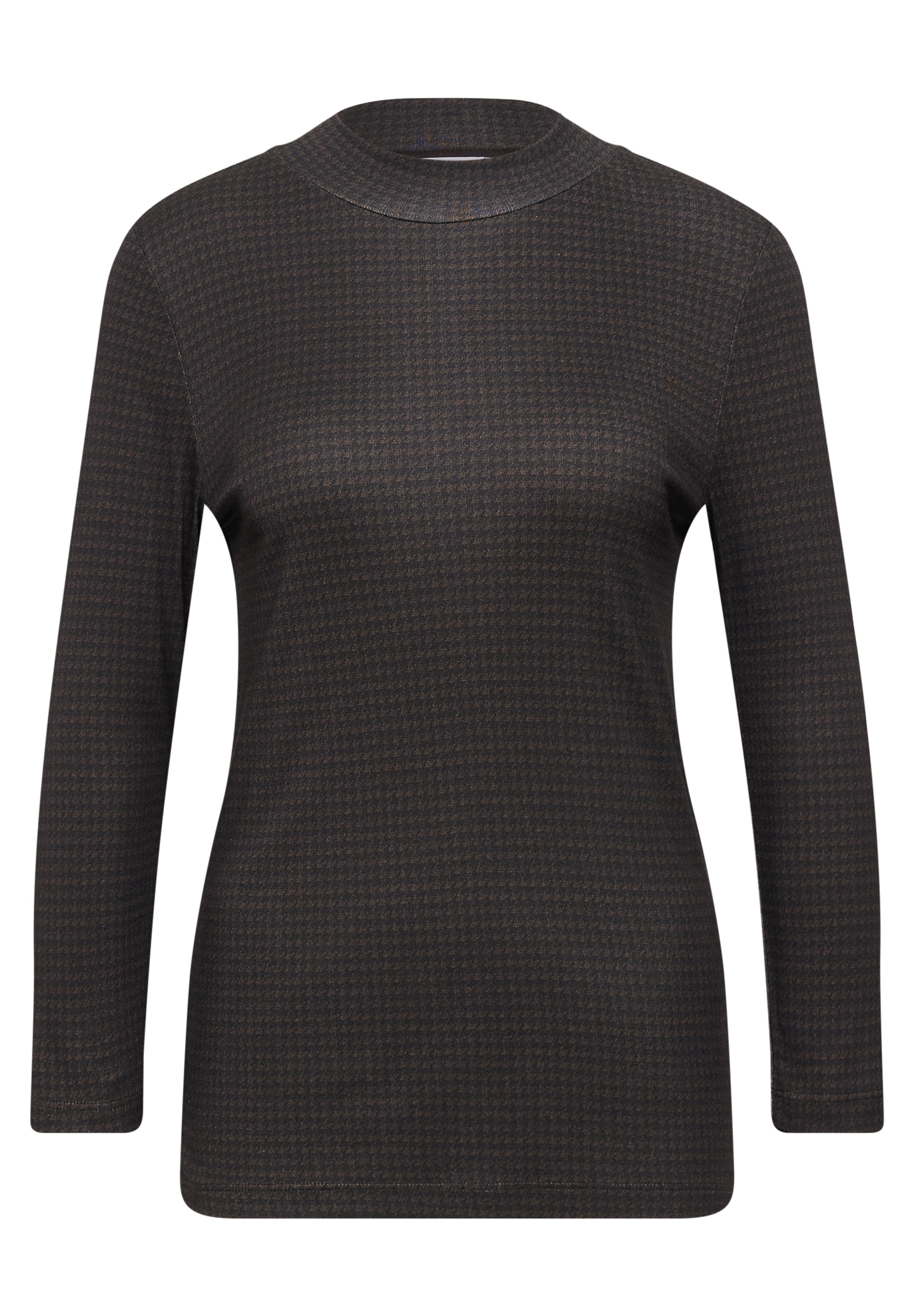 STREET ONE T-shirt à col montant Allover-Print, Modalmix