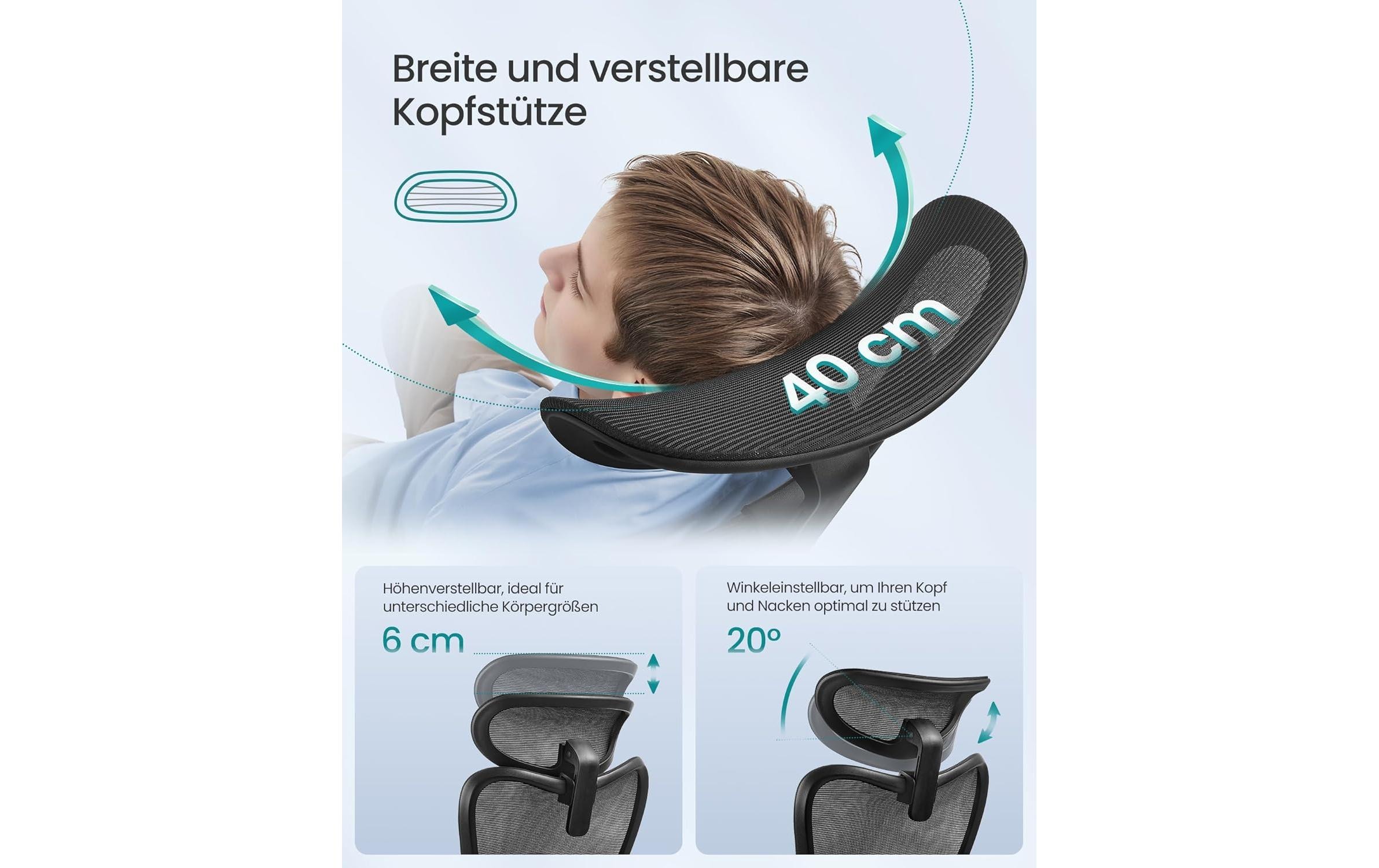 SONGMICS Chaise de bureau »mit Armlehnen« ()