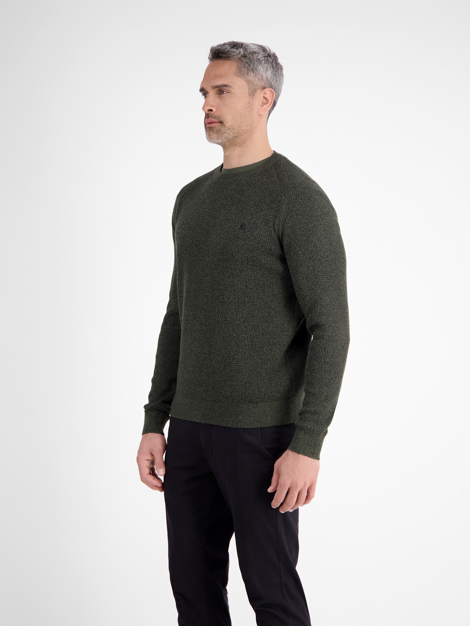 LERROS Strickpullover »LERROS Herren Strickpullover in Strukturqualität«