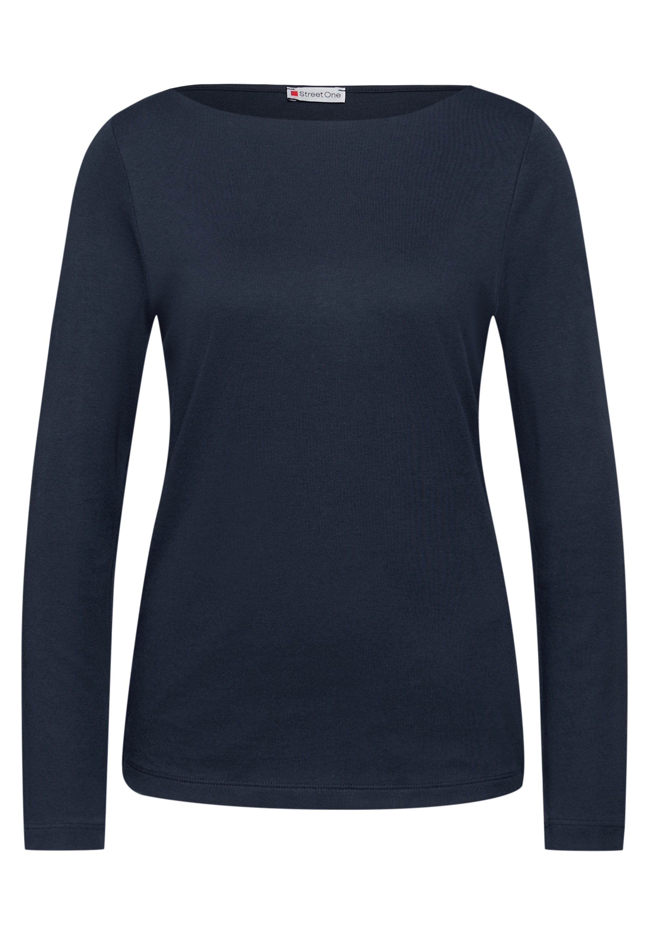 STREET ONE T-shirt à manches longues »Style Lanea«, mit U-Boot Ausschnitt
