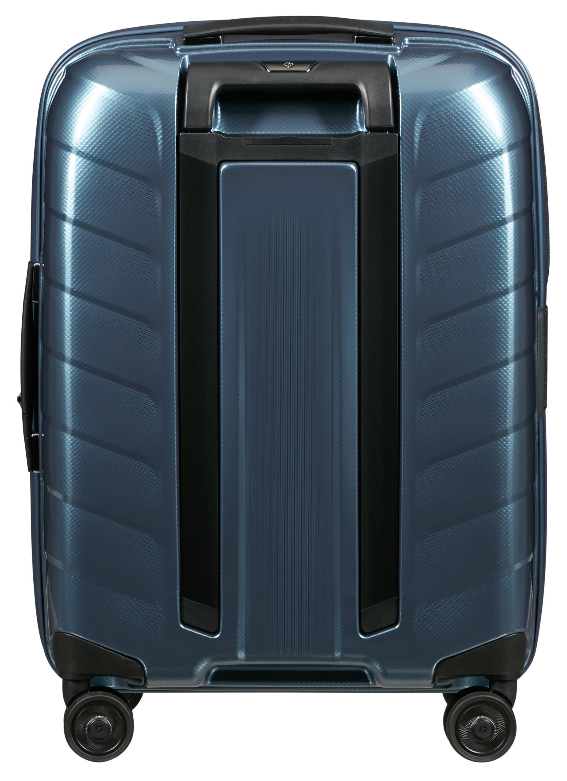 Samsonite Trolley à coque dure »ATTRIX, verschiedene Grössen und Farben« 38 litre 4 Rollen en polypropylène, avec compartiment au fond, poche zippée et sacoche