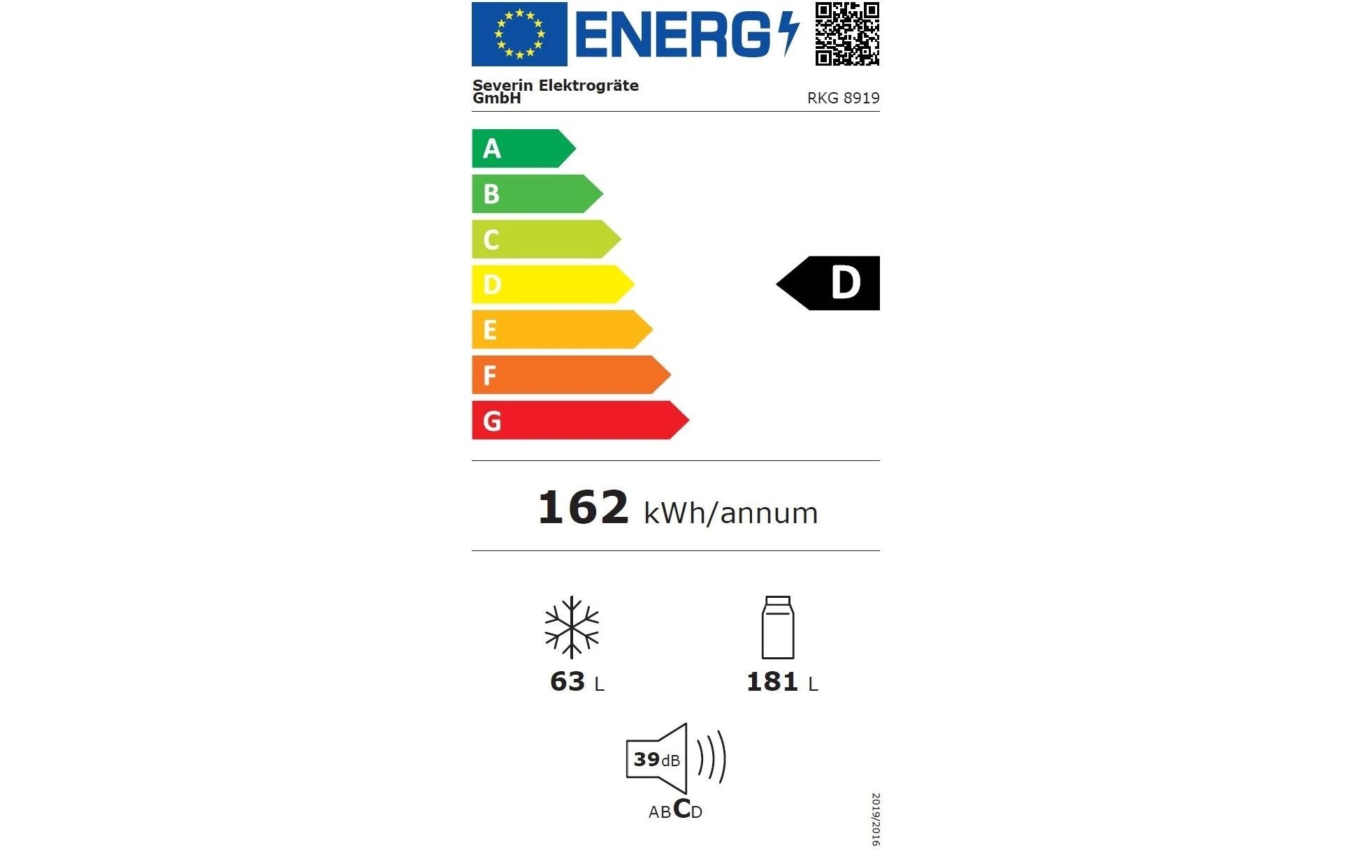 Severin Kühl-/Gefrierkombination »RKG8919« 181 cm hoch