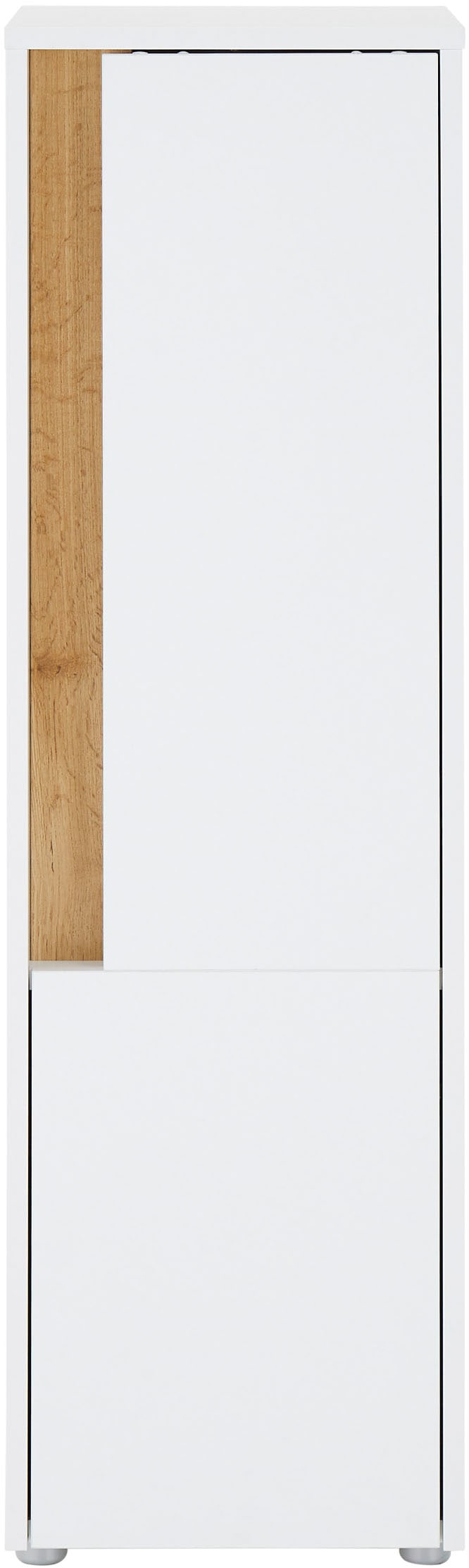 INOSIGN Midischrank »CITY/GIRON, Badschrank mit Griffmulde, Hochschrank in zeitlosem Design« in den Farben Weiss und Anthrazit verfügbar, viel Stauraum