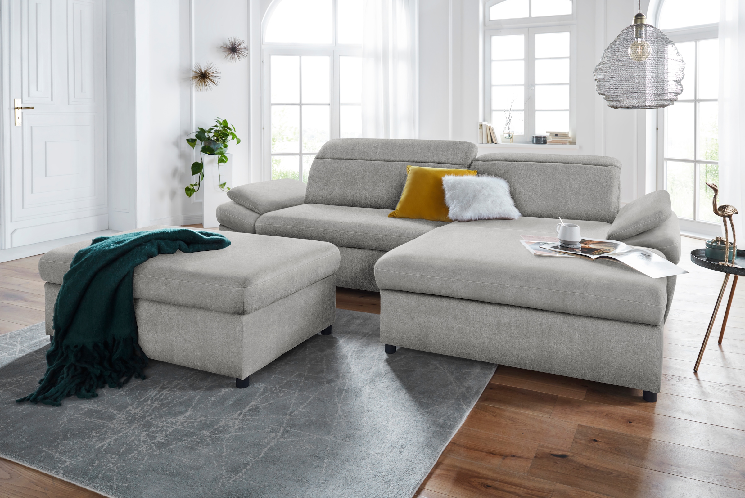 exxpo - sofa fashion Tabouret »Kyoto Bankhocker mit Staufach unter der Sitzfläche«