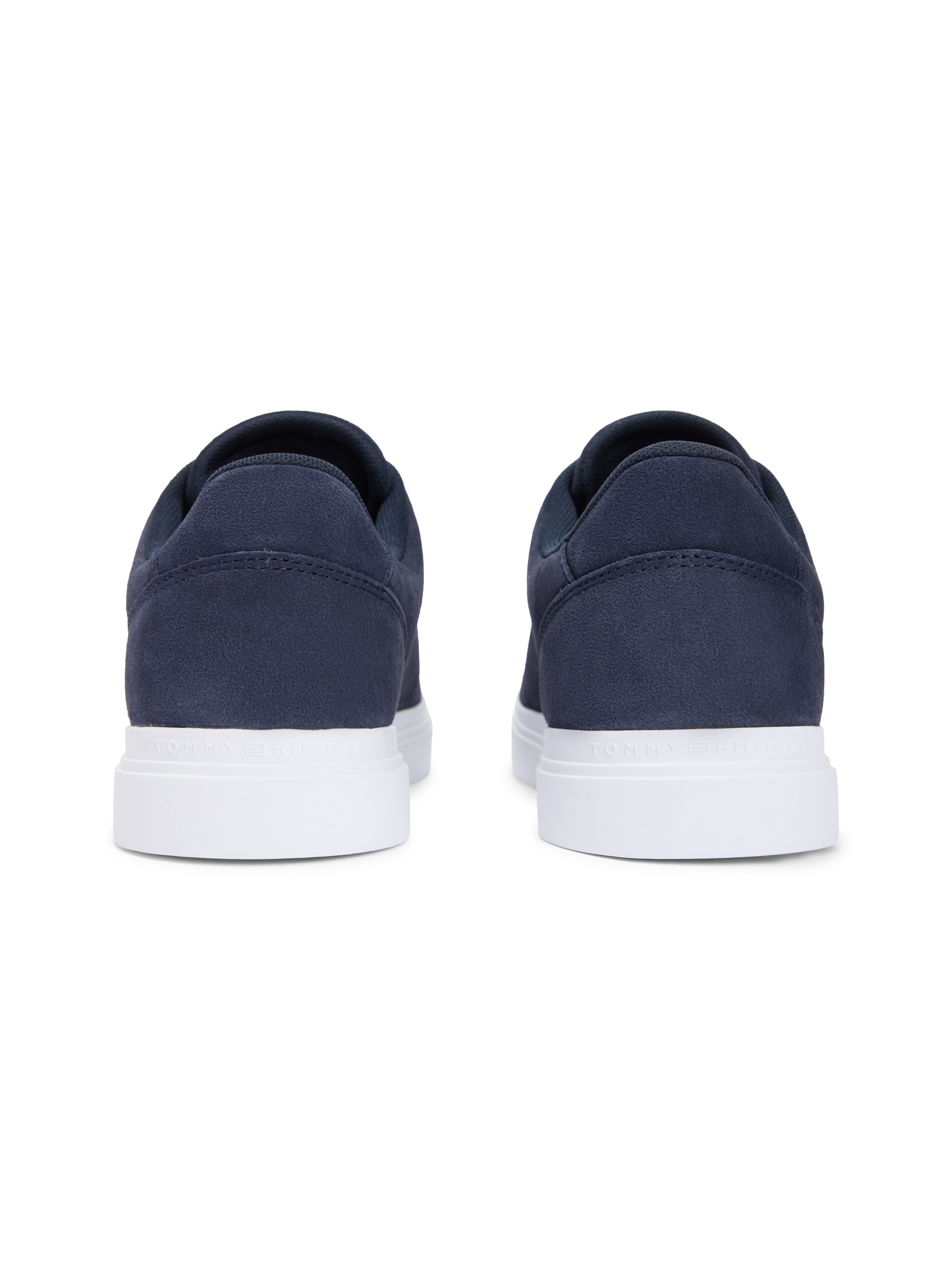 Tommy Hilfiger Baskets à plateforme »TH FEMININE CUPSOLE SUEDE«  Chaussure de loisirs, chaussure basse, à lacets avec inscriptions logo