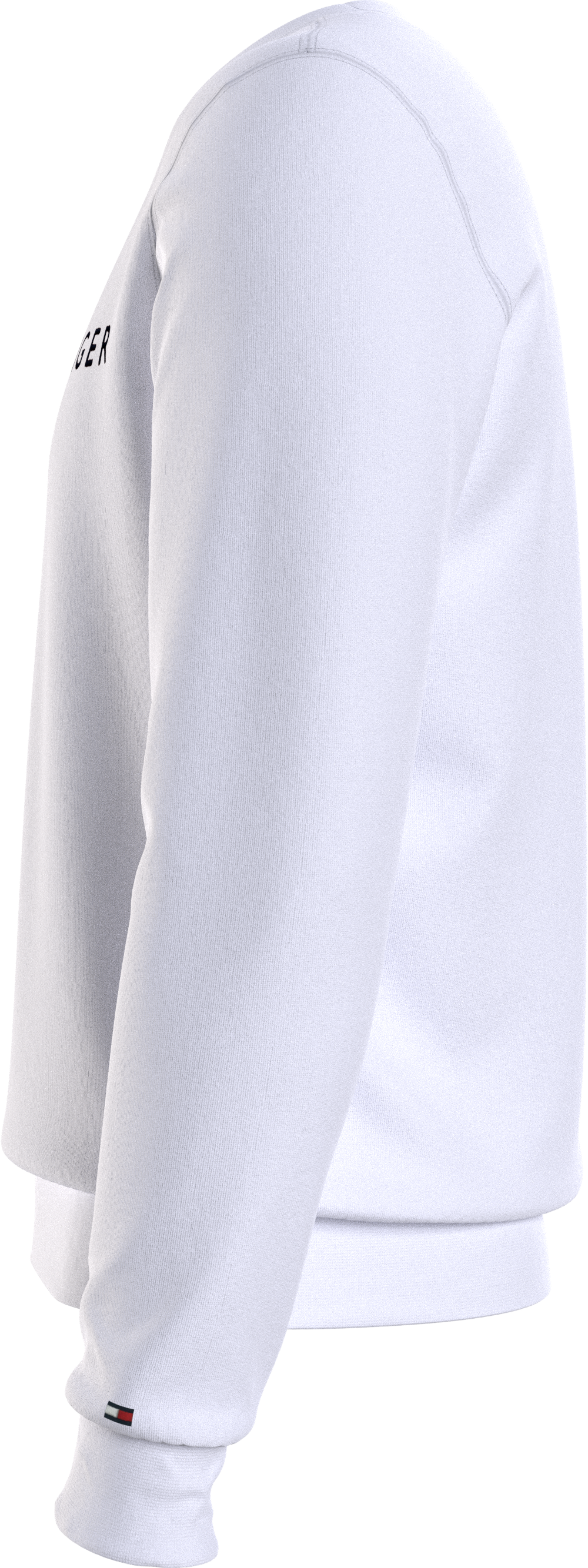 Tommy Hilfiger »TOMMY LOGO SWEATSHIRT mit Rundhals und Stickerei«, unifarben, casual, regular fit, Baumwollmix, Rundhals
